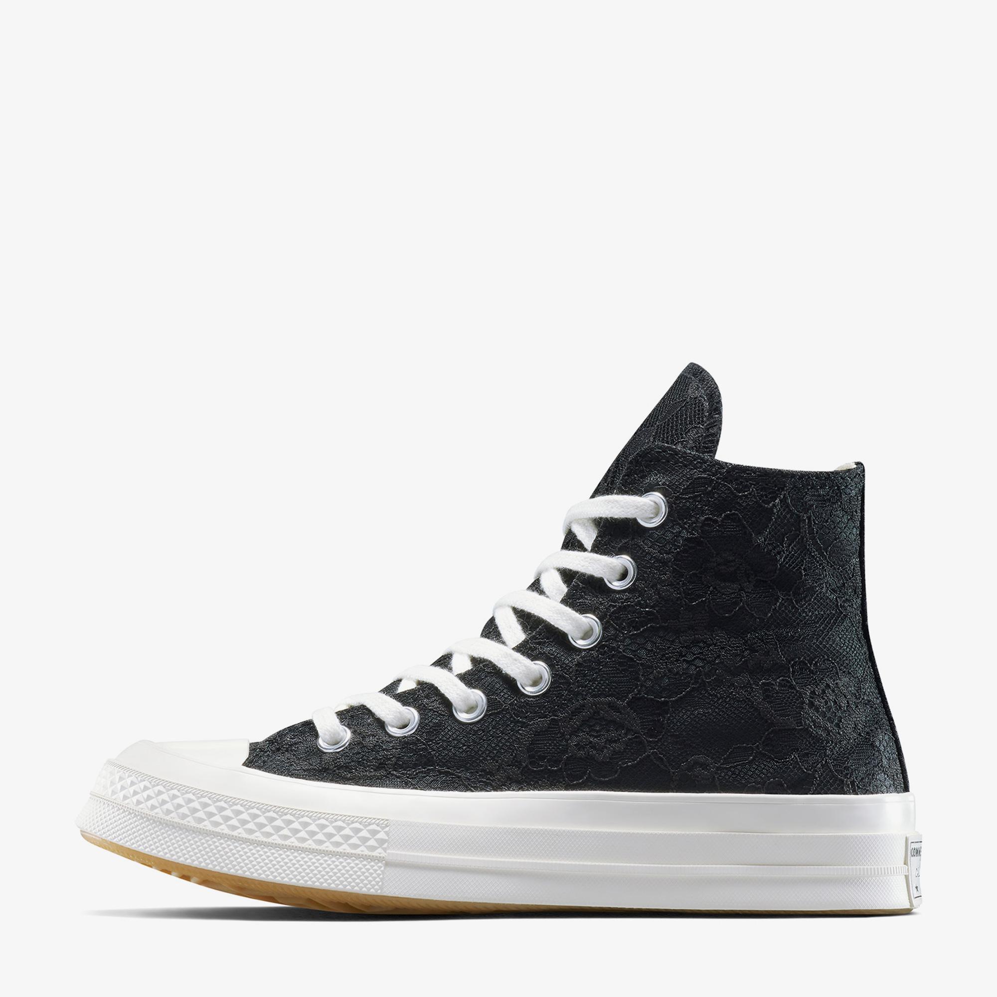 Converse Chuck 70 Kadın Dantelli Siyah Sneaker