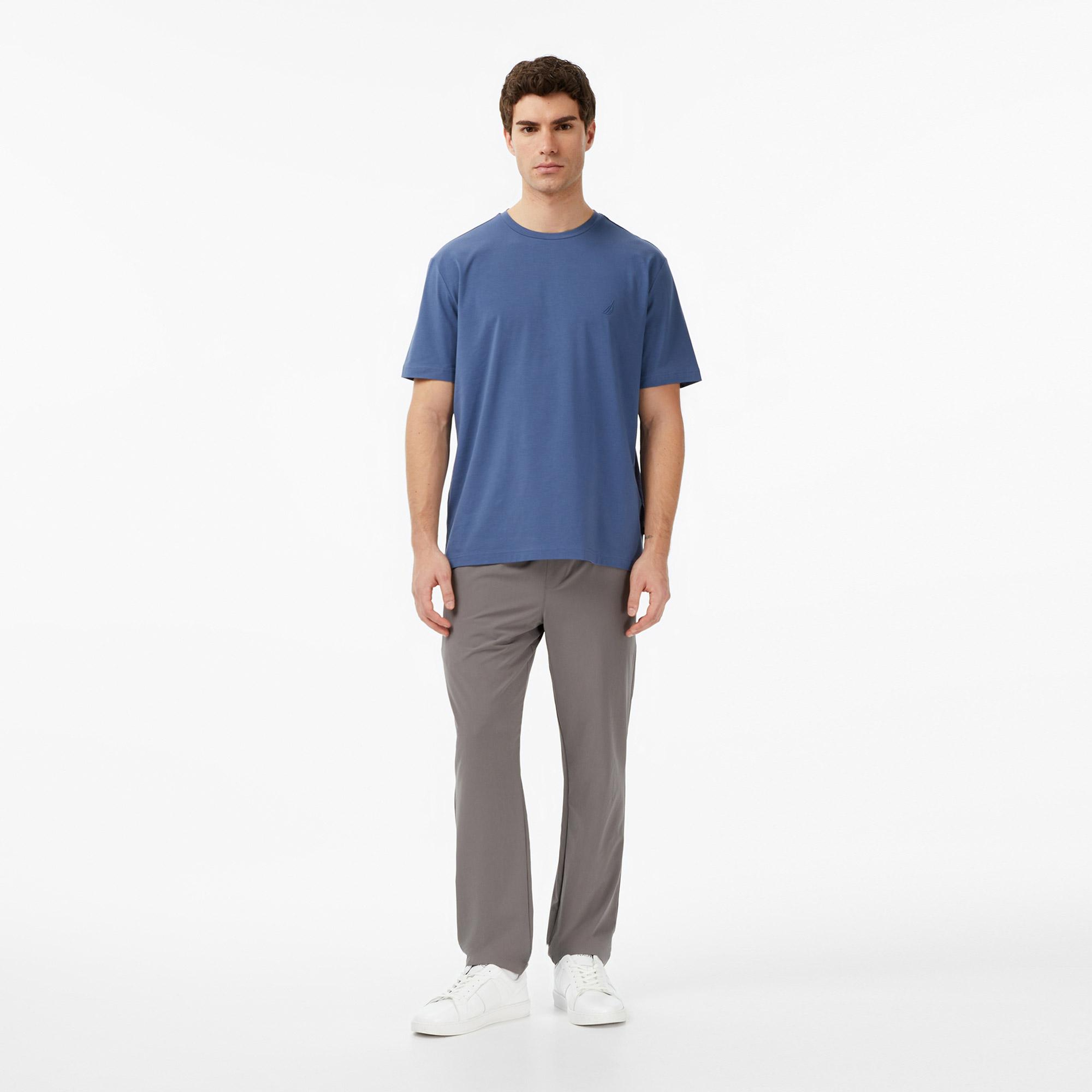 Nautica Erkek Gri Slim Fit Teknik Pantolon