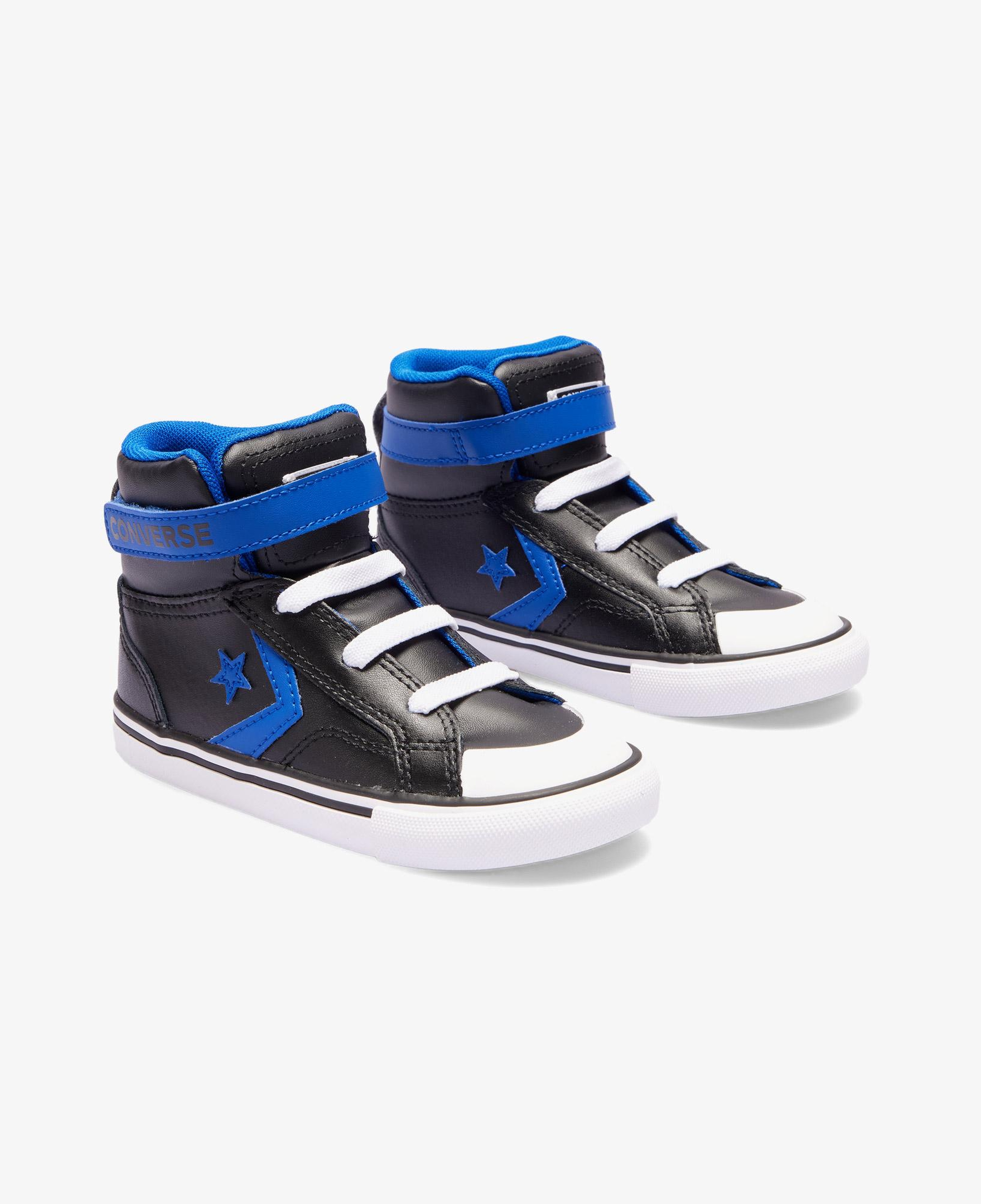 Converse Pro Blaze Strap Leather Easy On Çocuk Siyah Sneaker