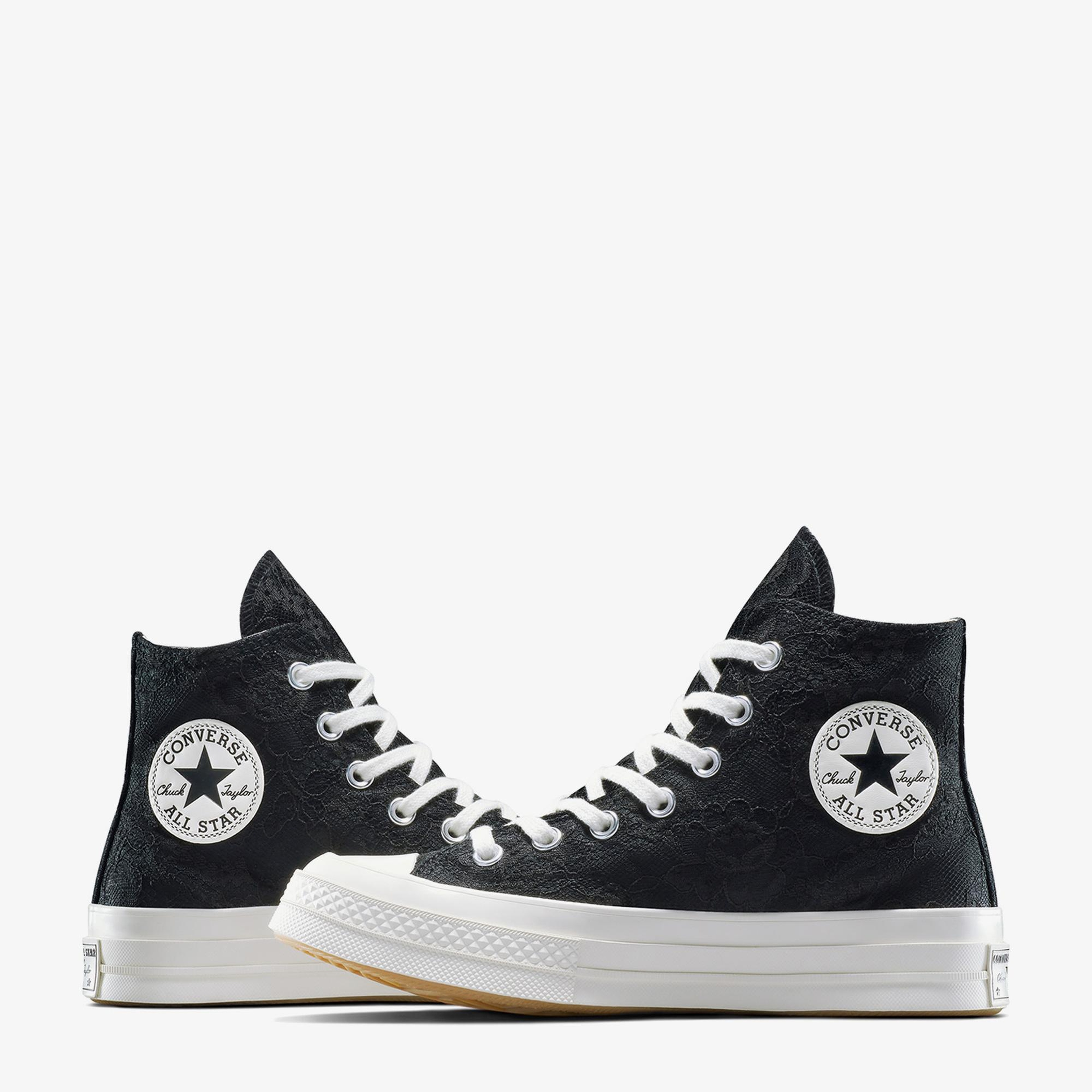 Converse Chuck 70 Kadın Dantelli Siyah Sneaker