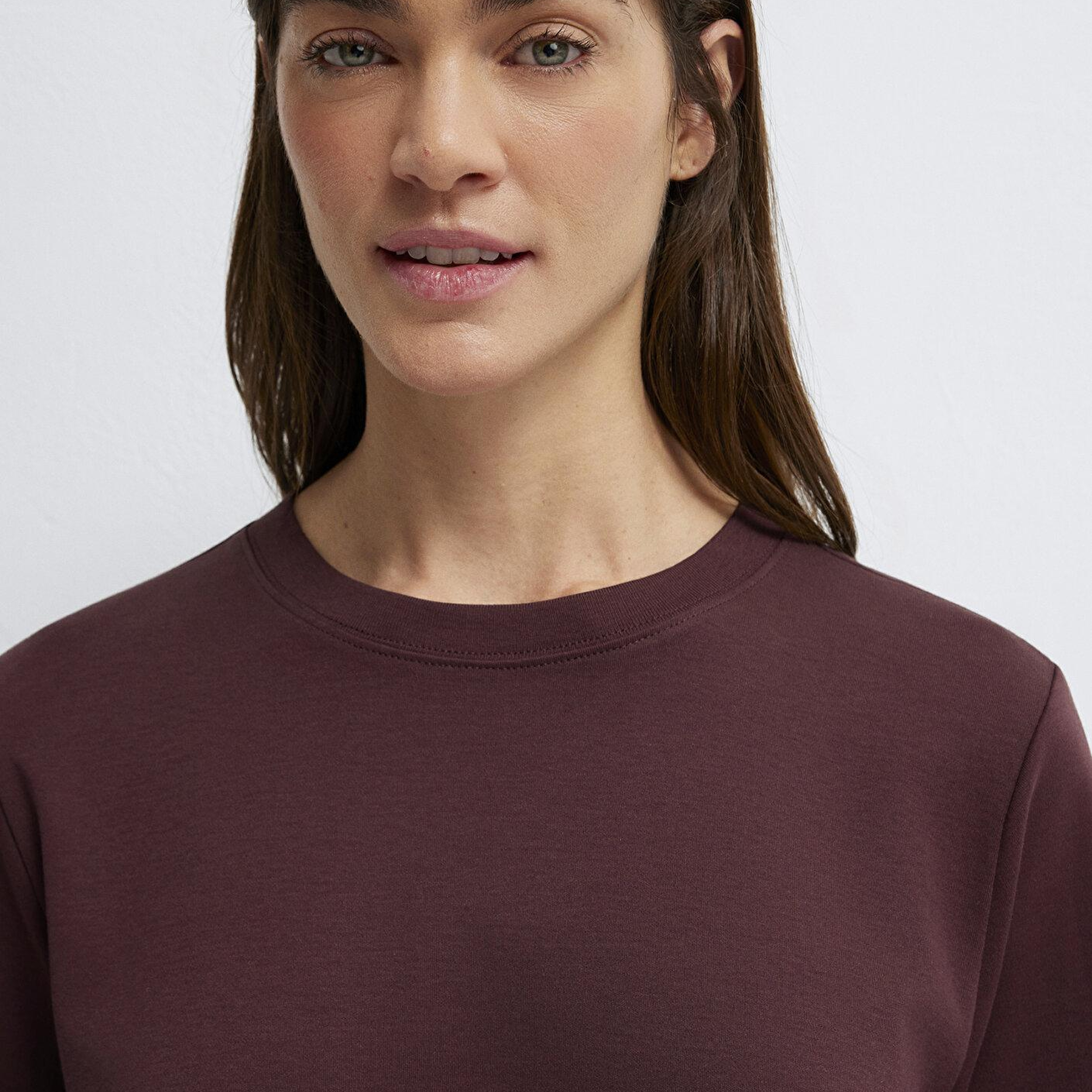 Mavi Kahverengi Basic Tişört Regular Fit / Normal Kesim 1614218-70223