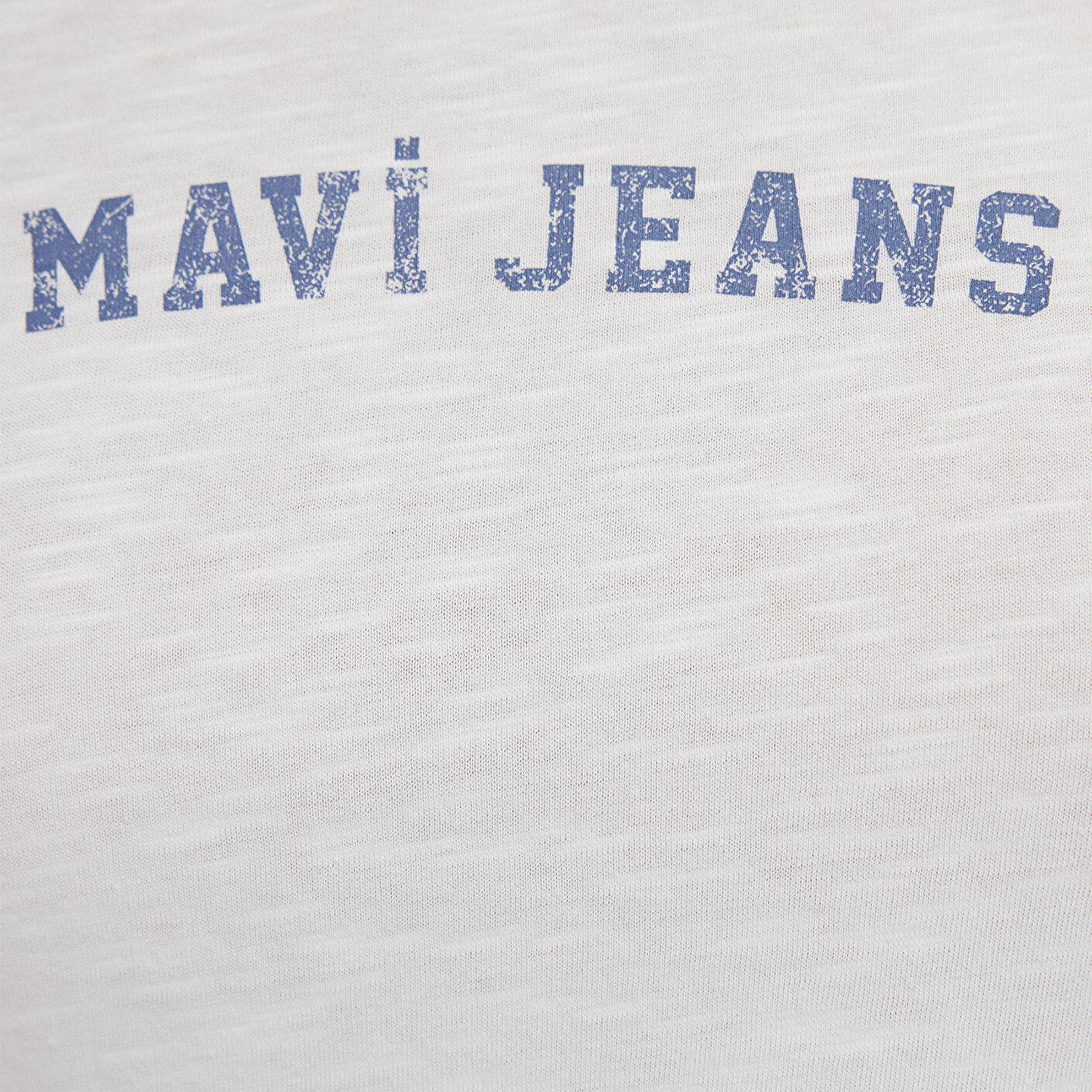 Mavi Ekru Tişört Slim Fit / Dar Kesim 1614379-70057