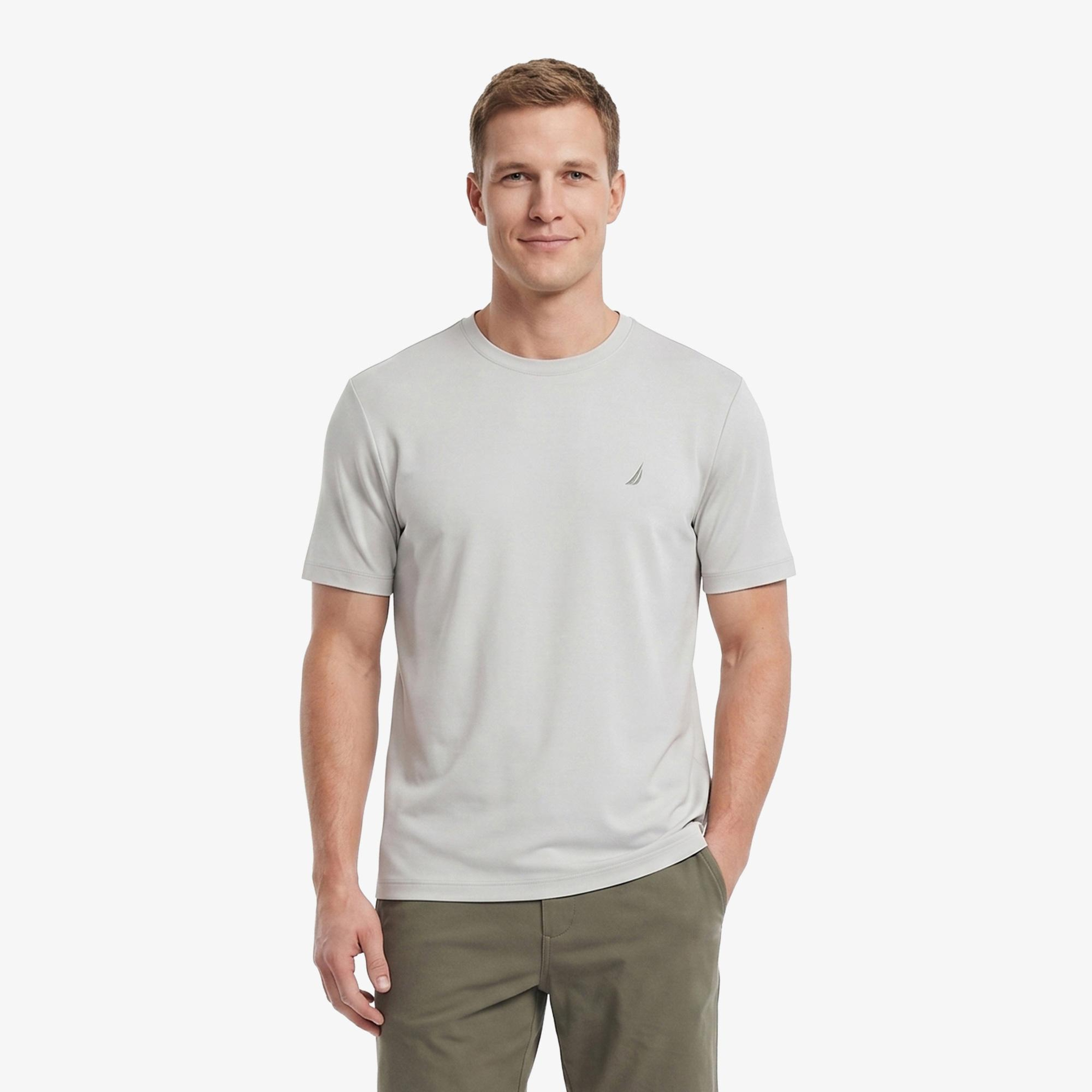 Nautica Erkek Gri Regular Fit T-Shirt