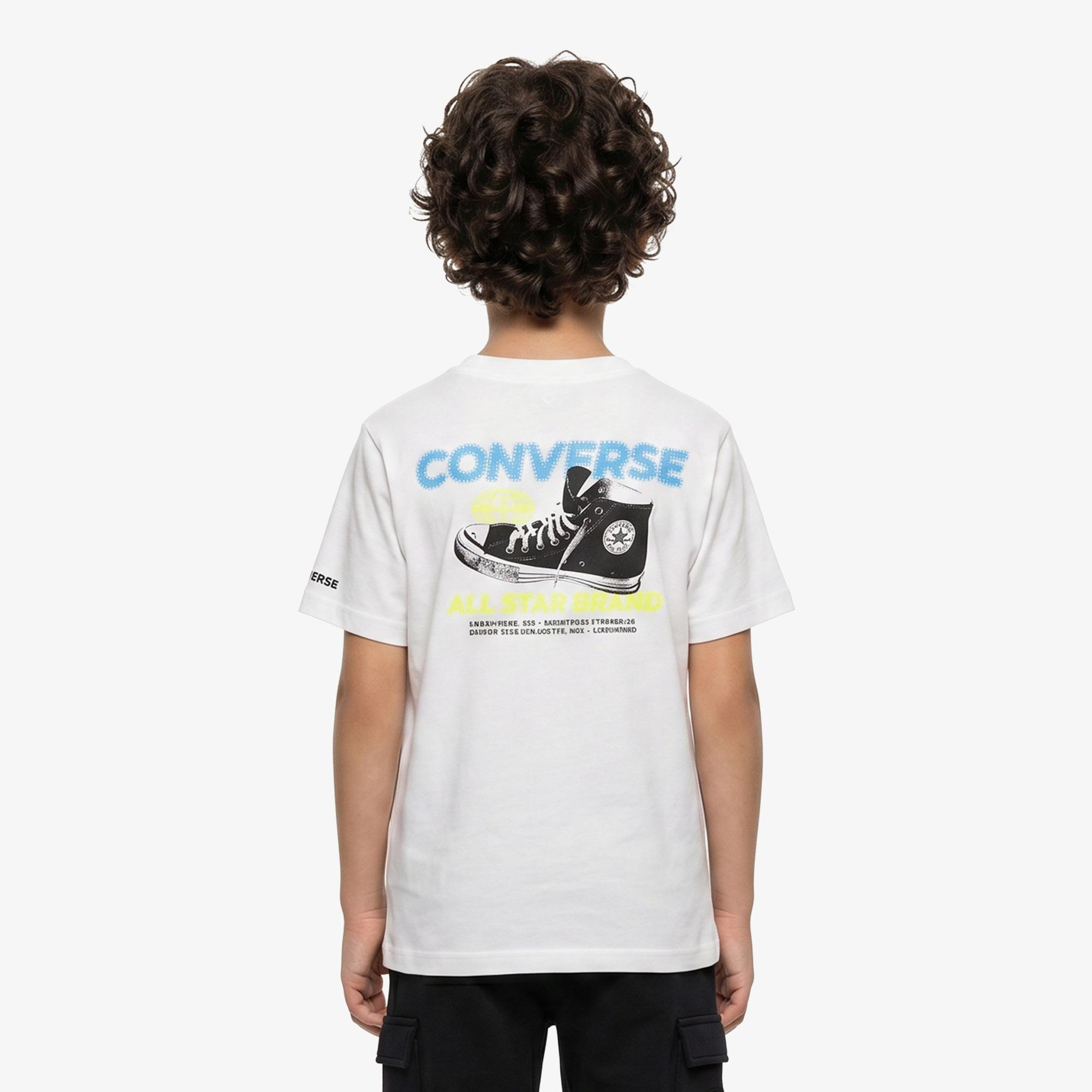 Converse Genç Çocuk Siyah T-Shirt