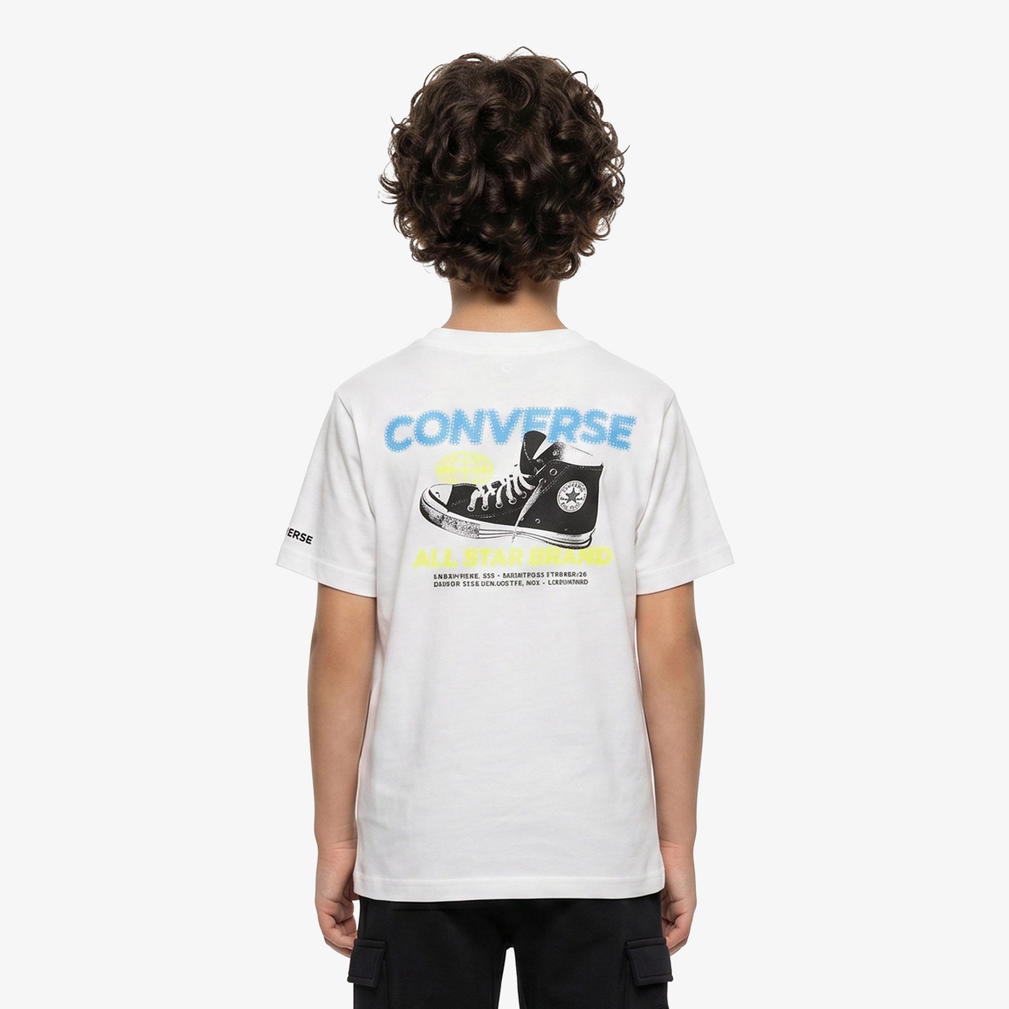 Converse Genç Çocuk Siyah T-Shirt