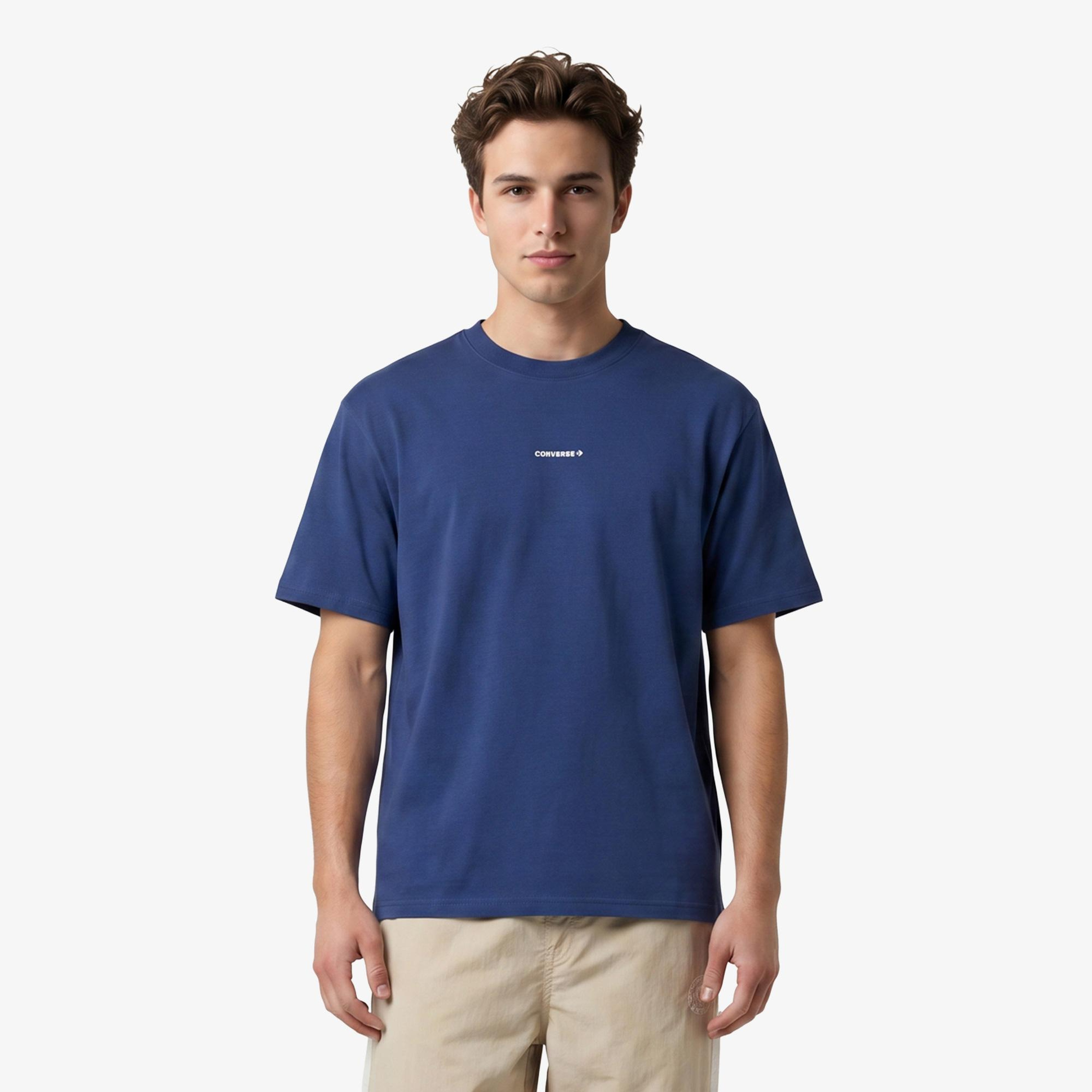 Converse Erkek Lacivert T-Shirt
