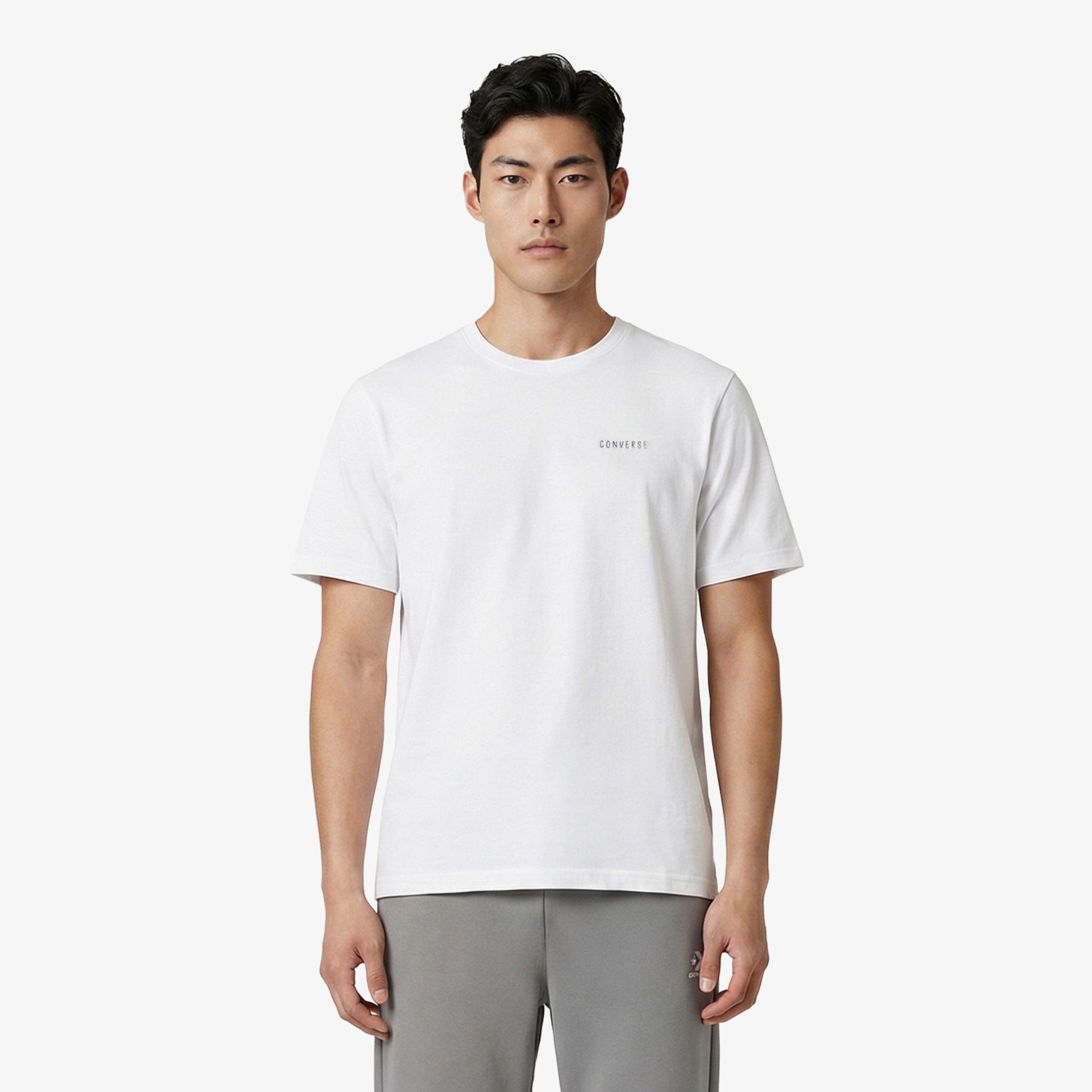 Converse Erkek Beyaz T-Shirt