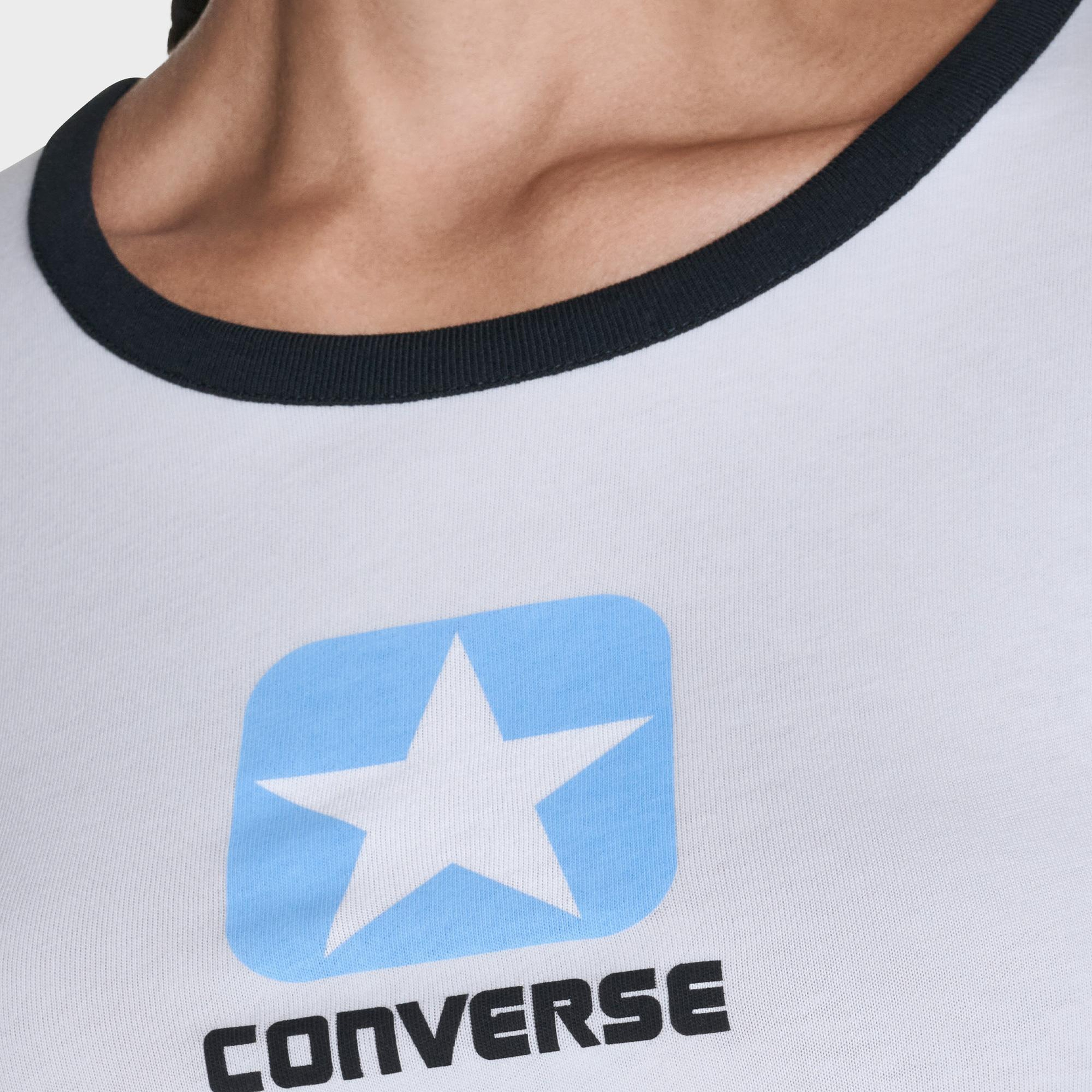 Converse Kadın Beyaz T-Shirt