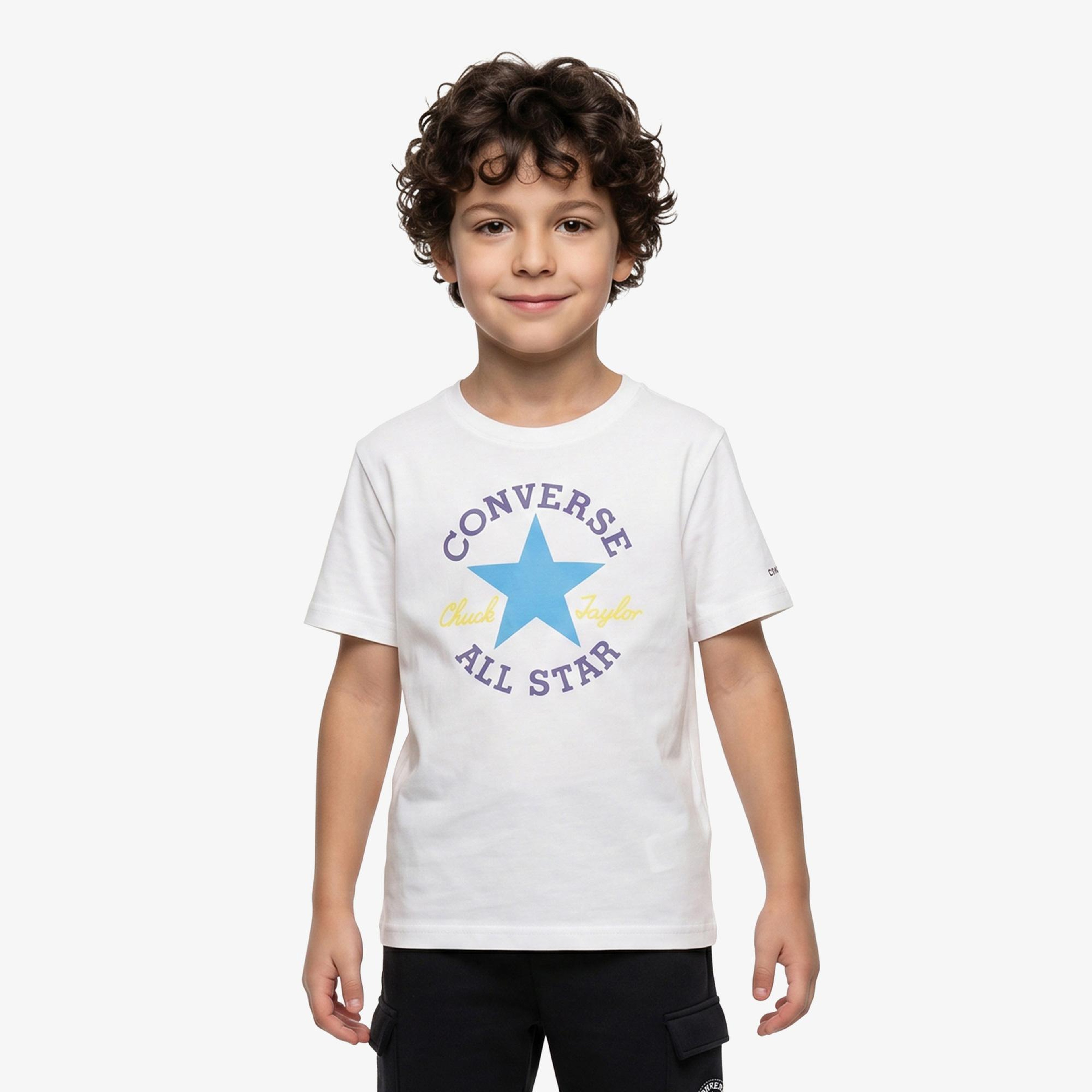 Converse Genç Çocuk Beyaz T-Shirt