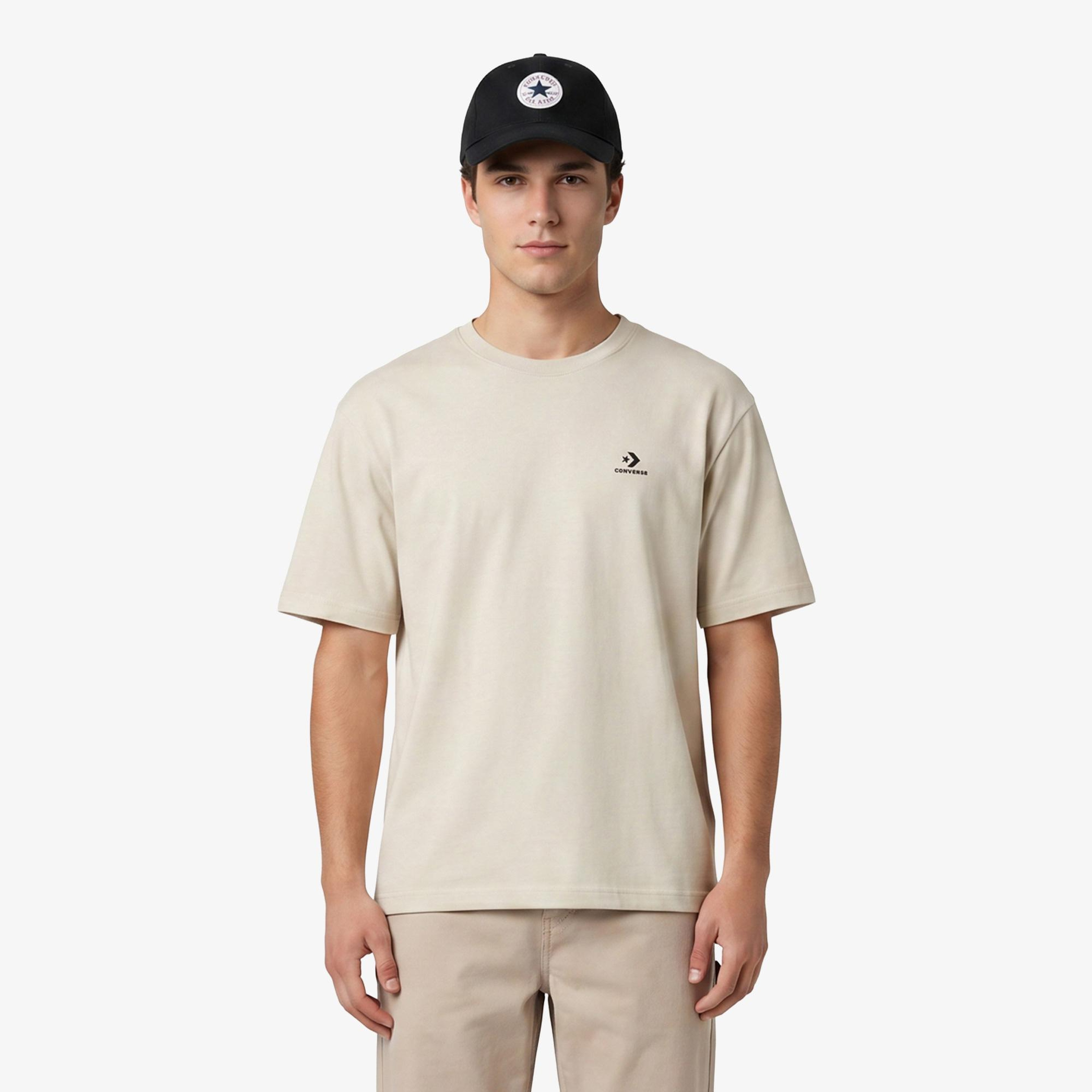 Converse Erkek Bej T-Shirt