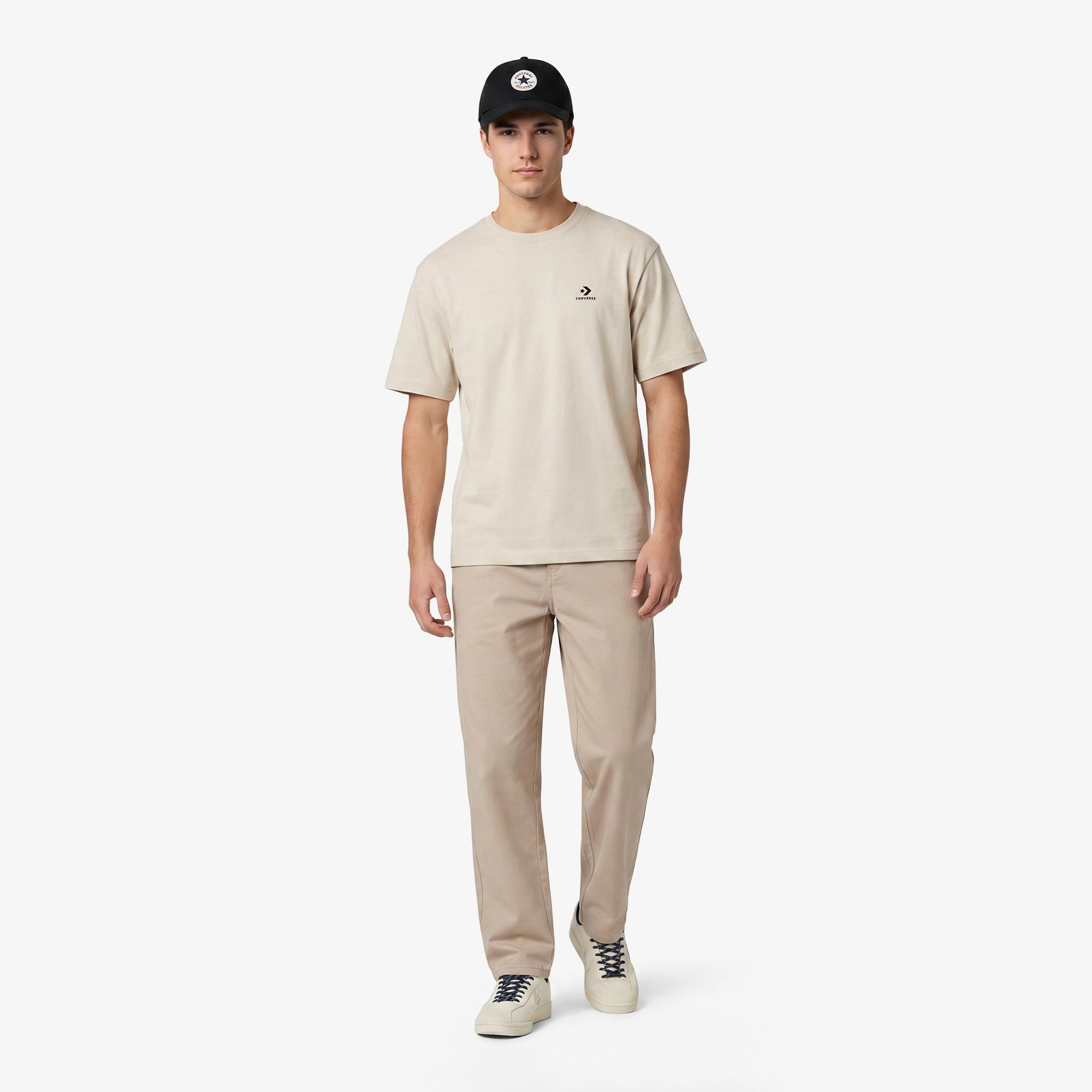 Converse Erkek Bej T-Shirt