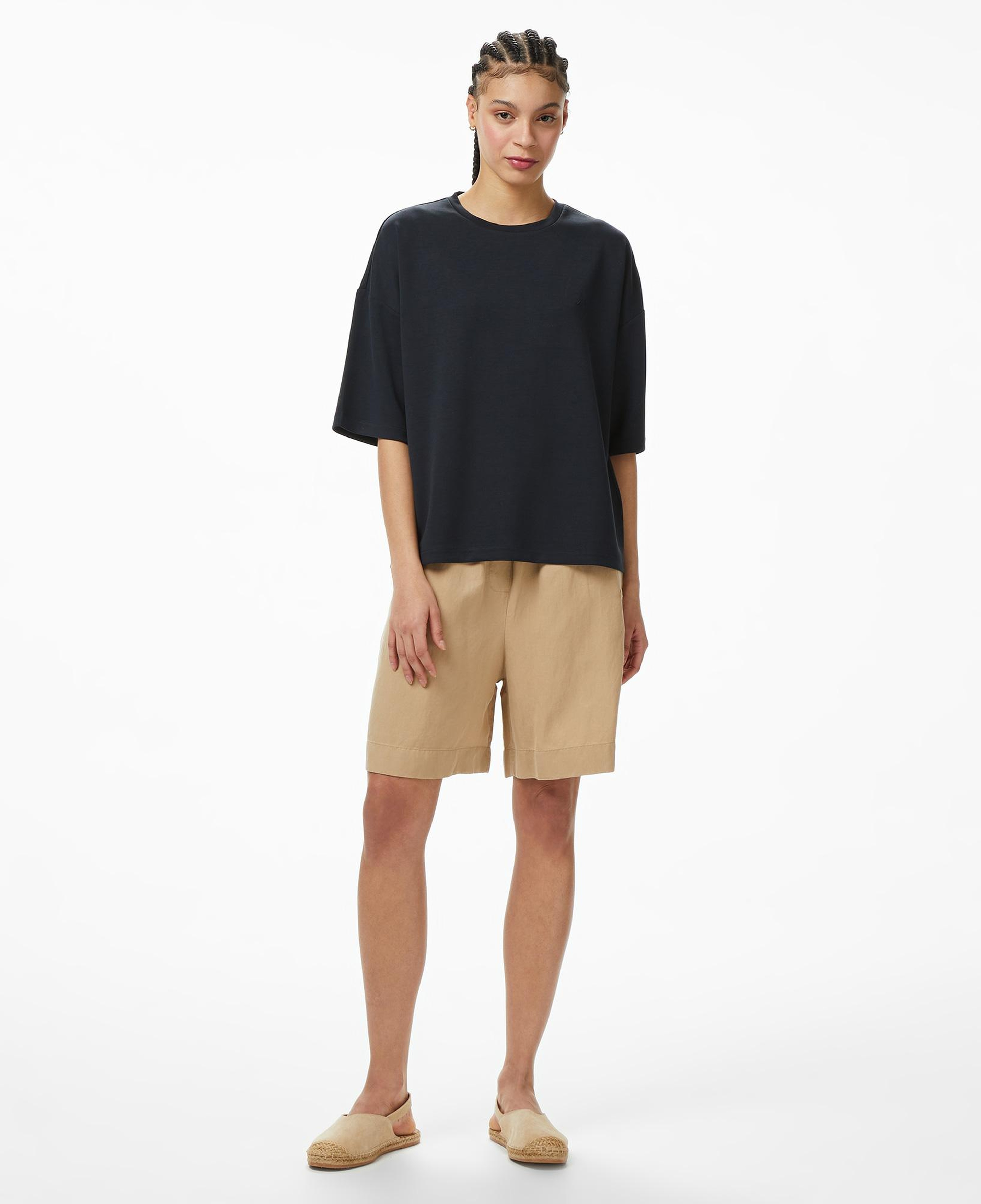 Nautica Kadın Siyah Regular Fit T-Shirt