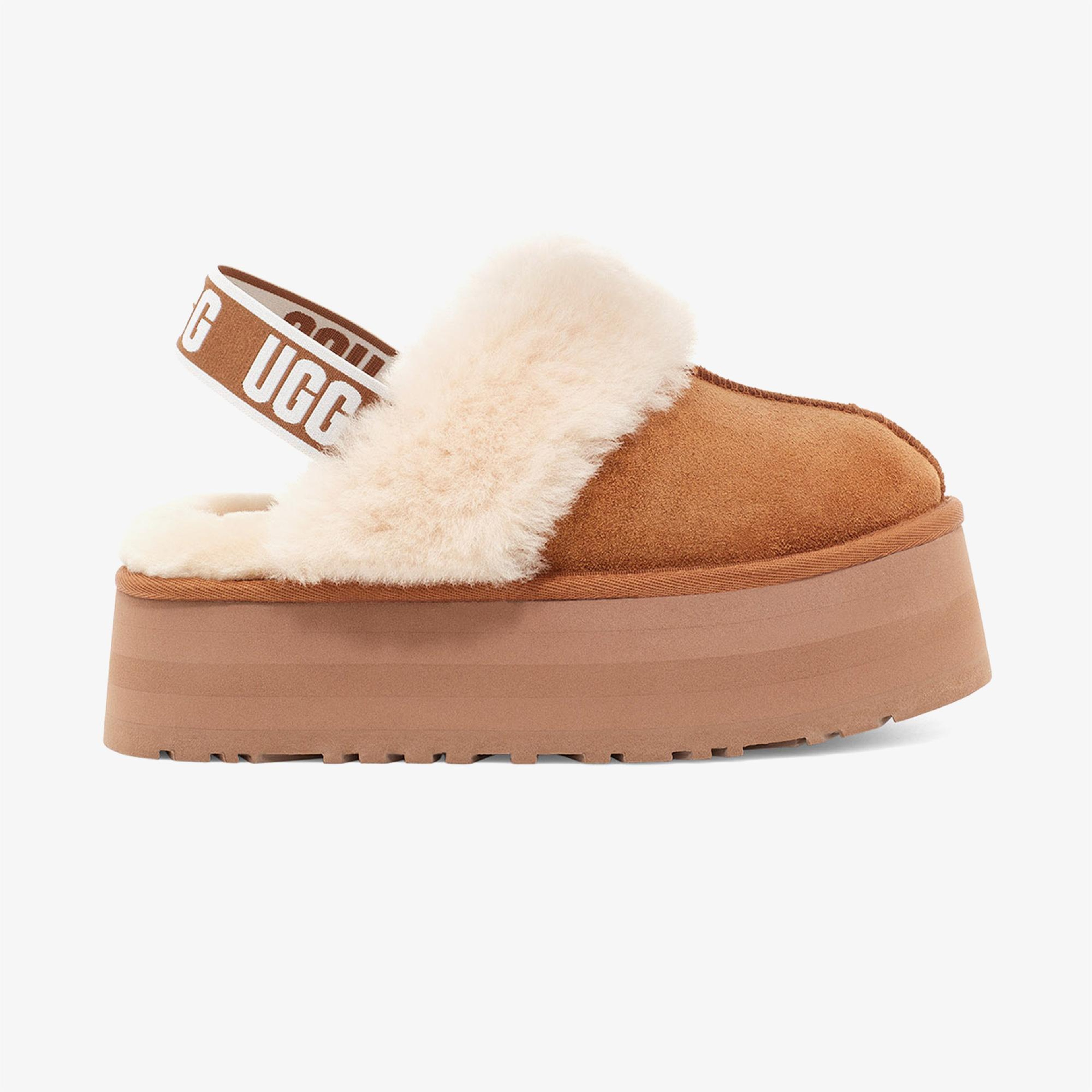 UGG Funkette Kadın Taba Terlik