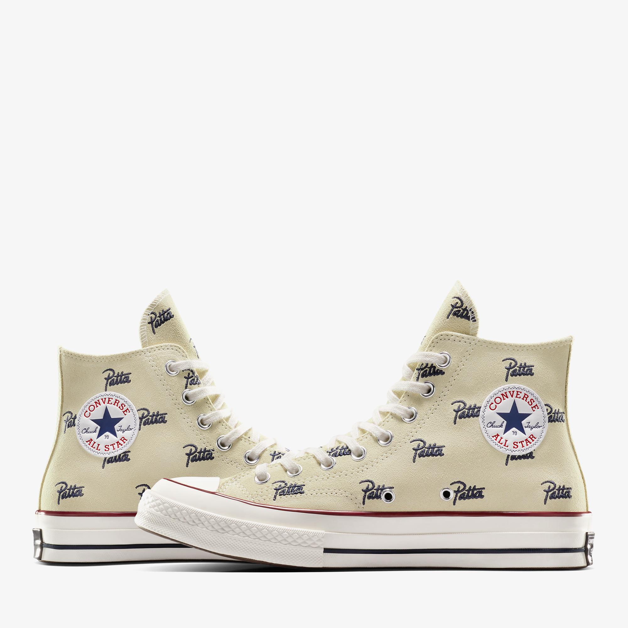 Converse X Patta Chuck 70 Unisex Krem Bilekli Sneaker