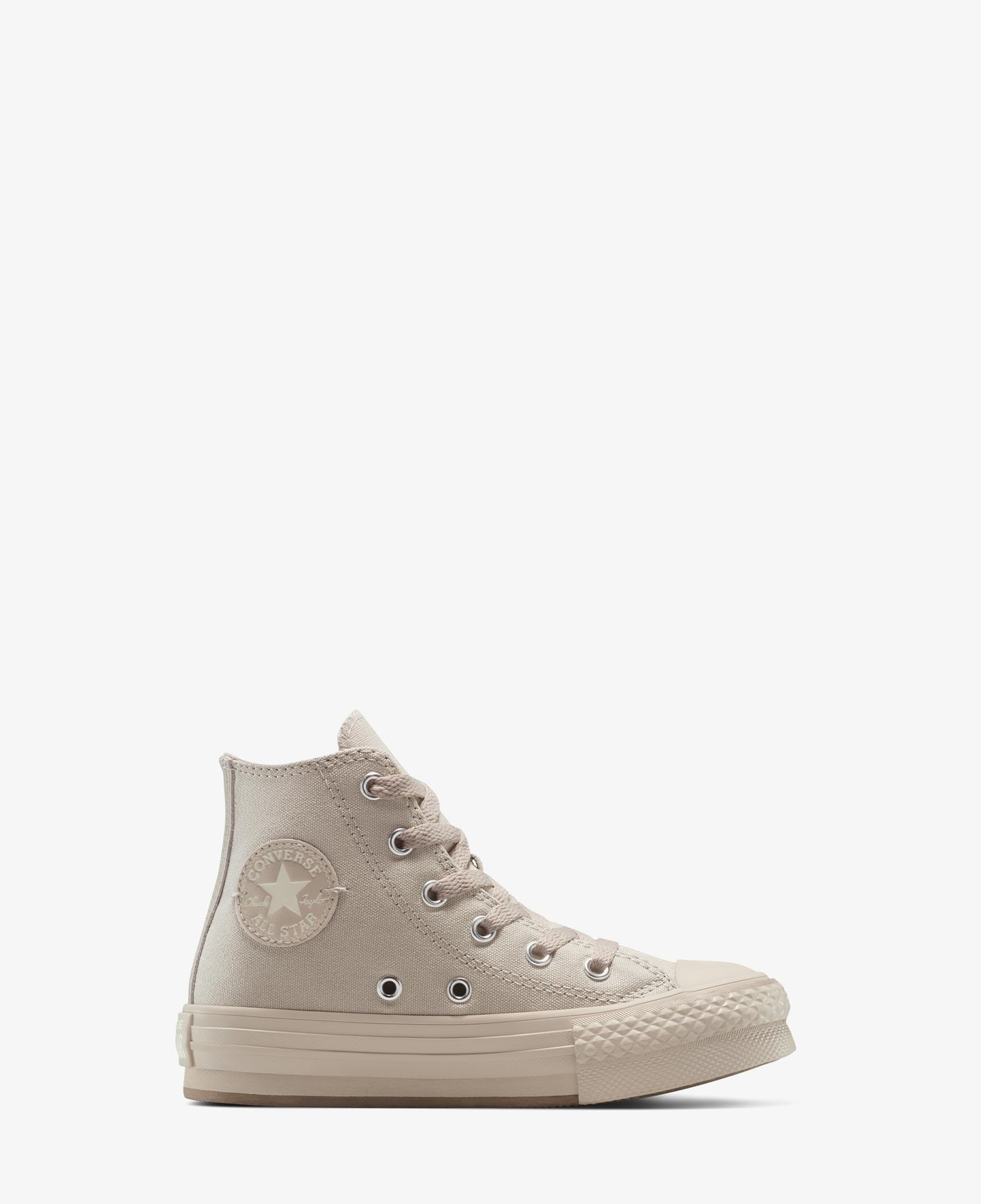 Converse Chuck Taylor All Star EVA Lift Platform Çocuk Bej Sneaker