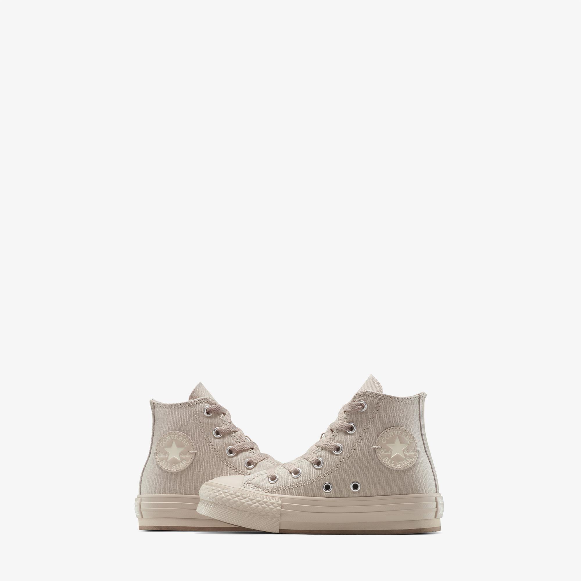 Converse Chuck Taylor All Star EVA Lift Platform Çocuk Bej Sneaker