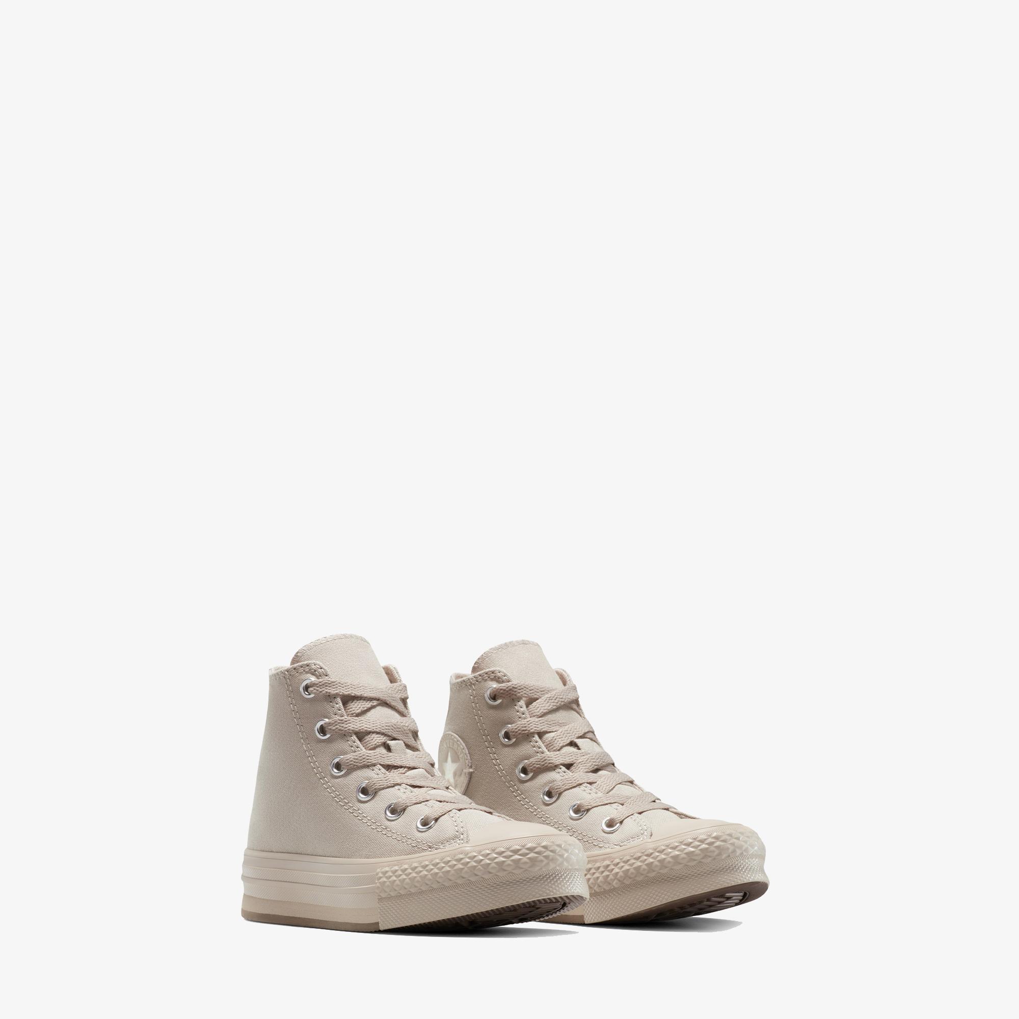 Converse Chuck Taylor All Star EVA Lift Platform Çocuk Bej Sneaker