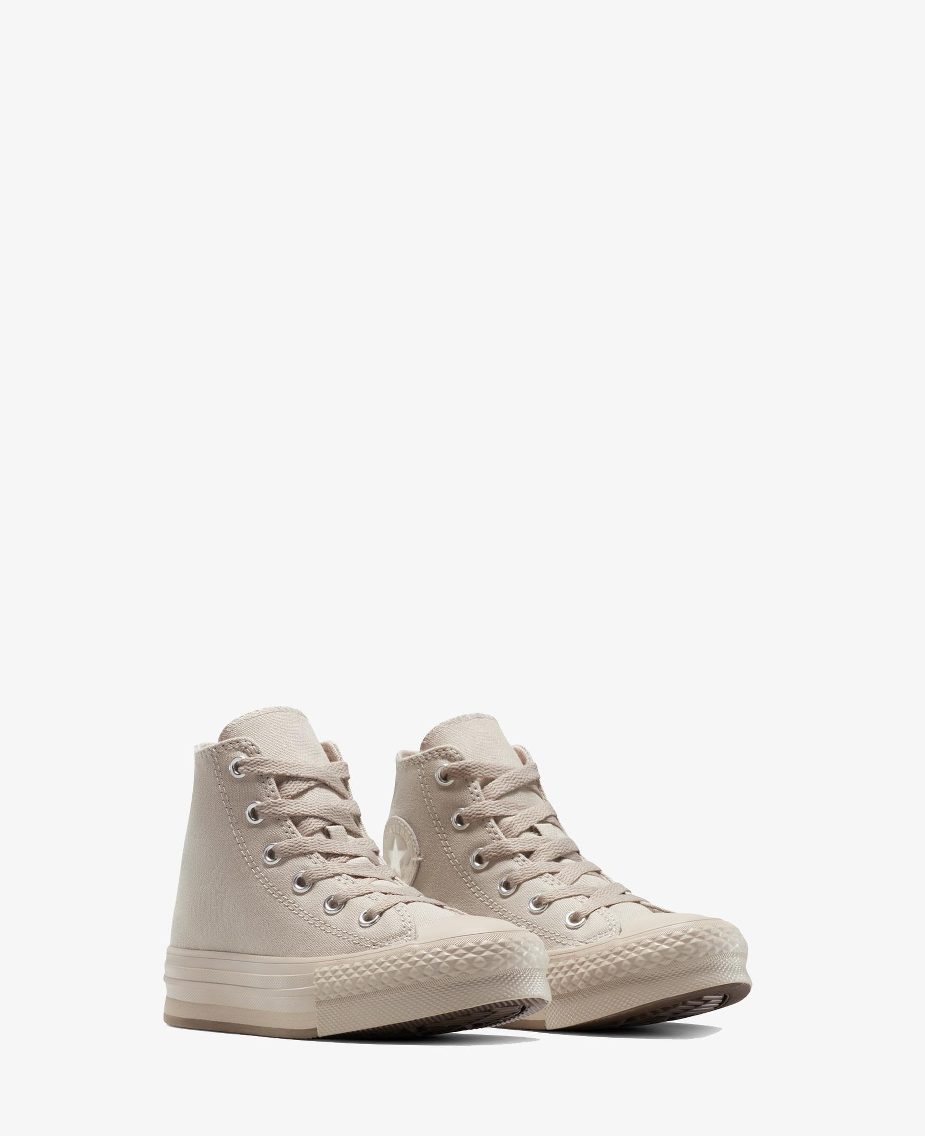 Converse Chuck Taylor All Star EVA Lift Platform Çocuk Bej Sneaker