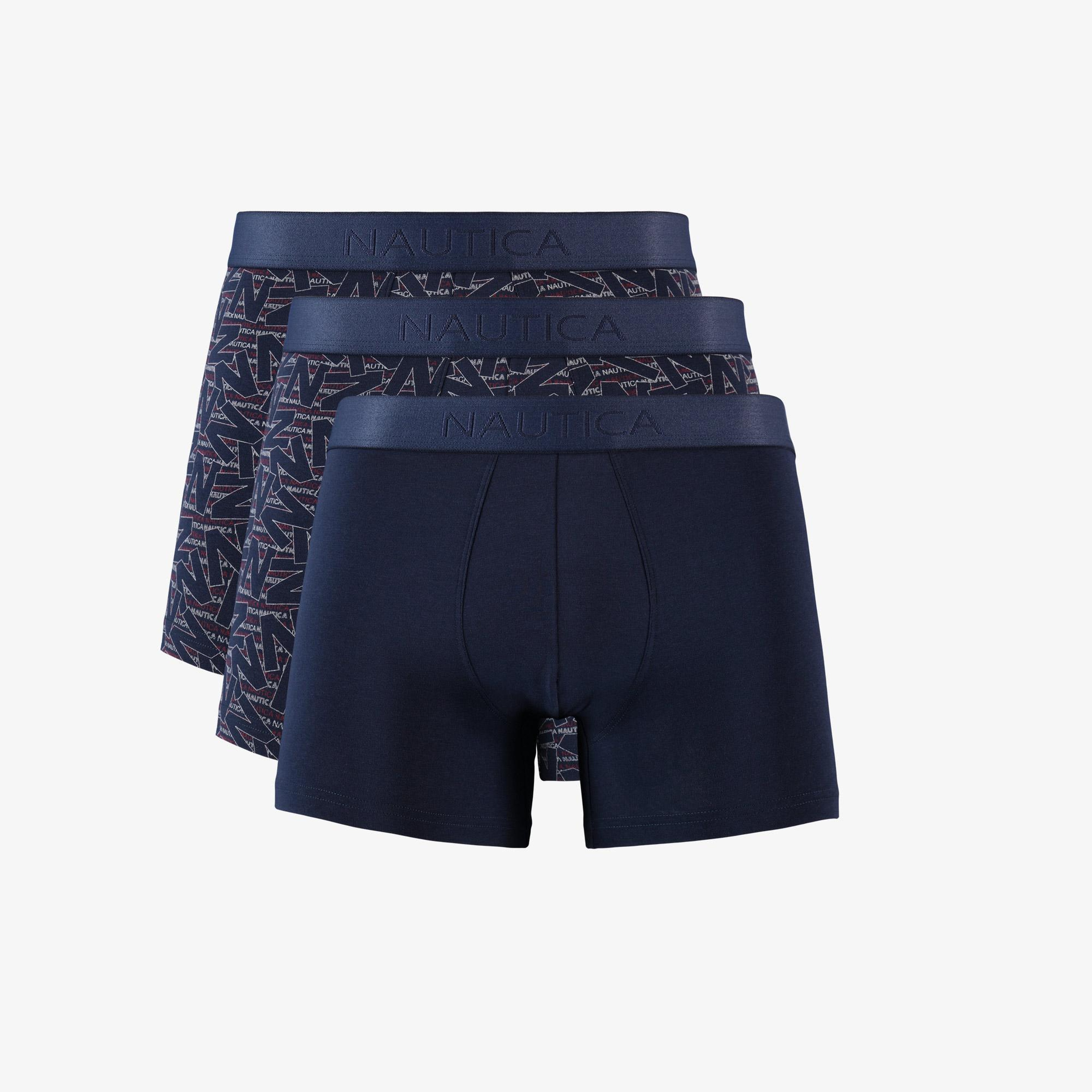 Nautica Erkek Lacivert 3'lü Boxer