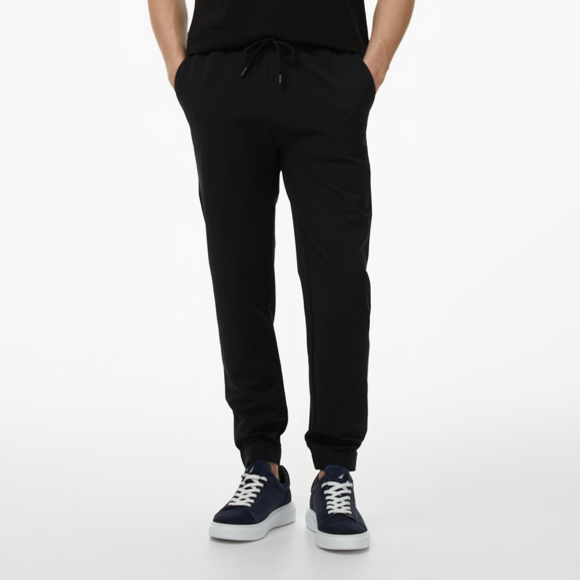 Nautica Erkek Siyah Classic Fit Eşofman Altı