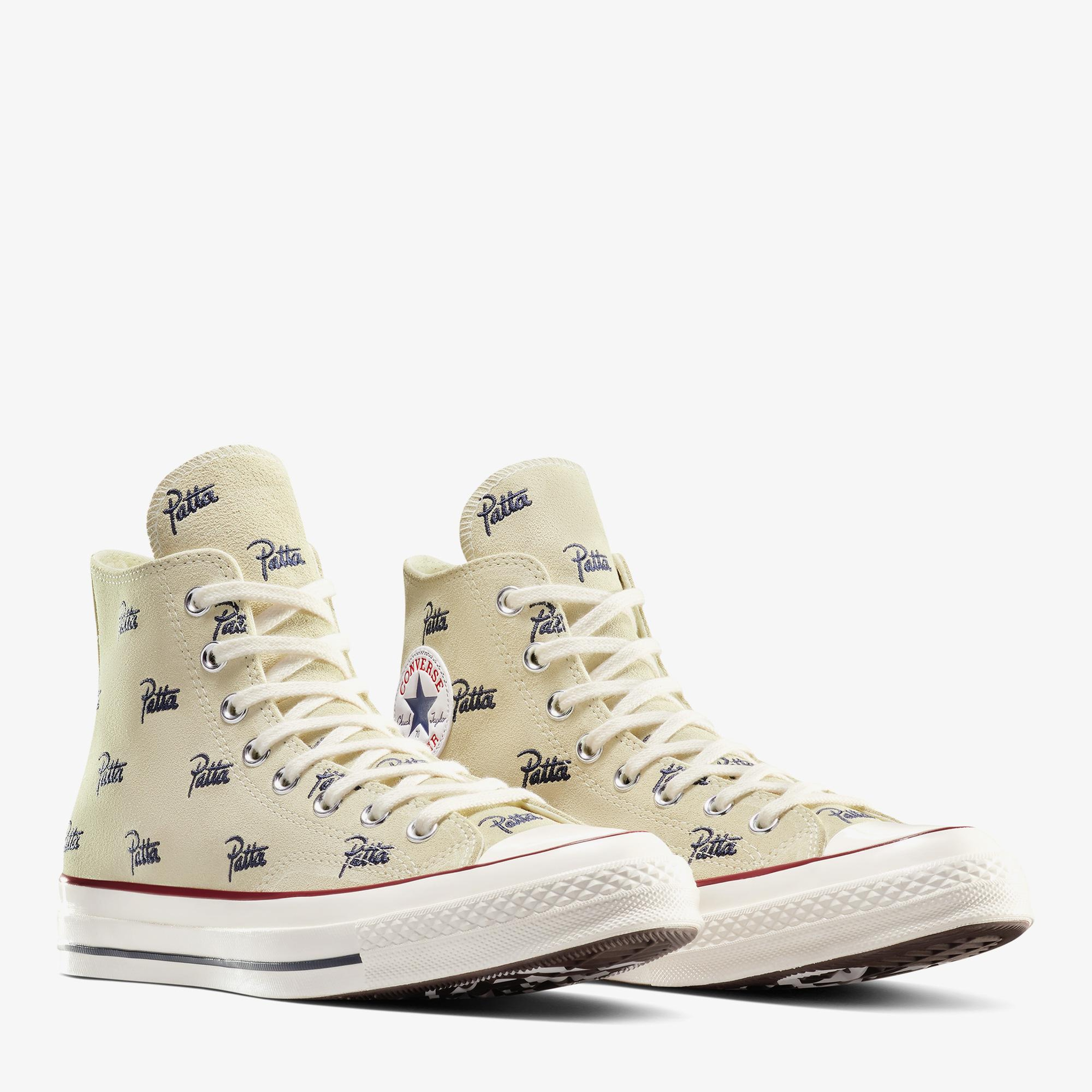 Converse X Patta Chuck 70 Unisex Krem Bilekli Sneaker