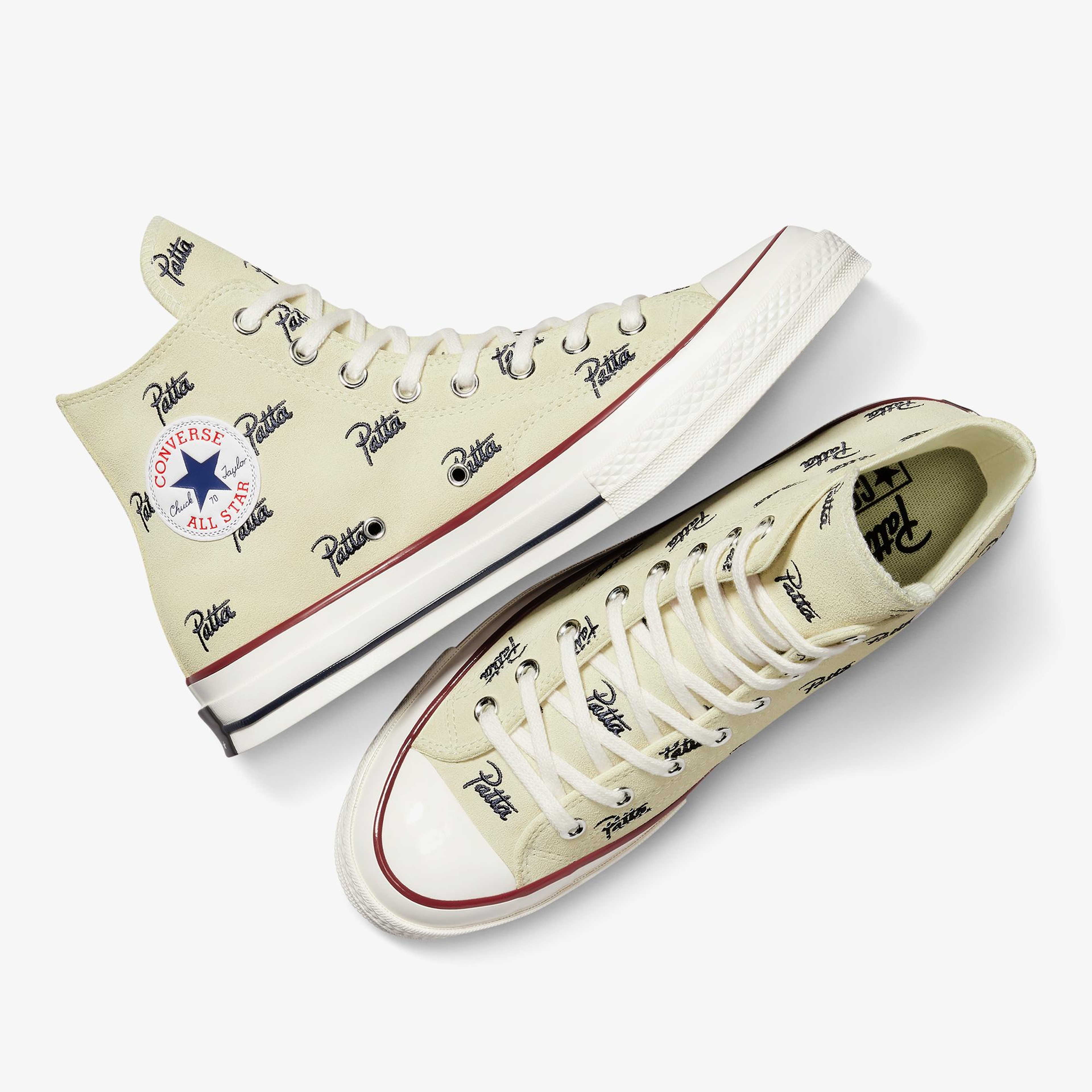 Converse X Patta Chuck 70 Unisex Krem Bilekli Sneaker
