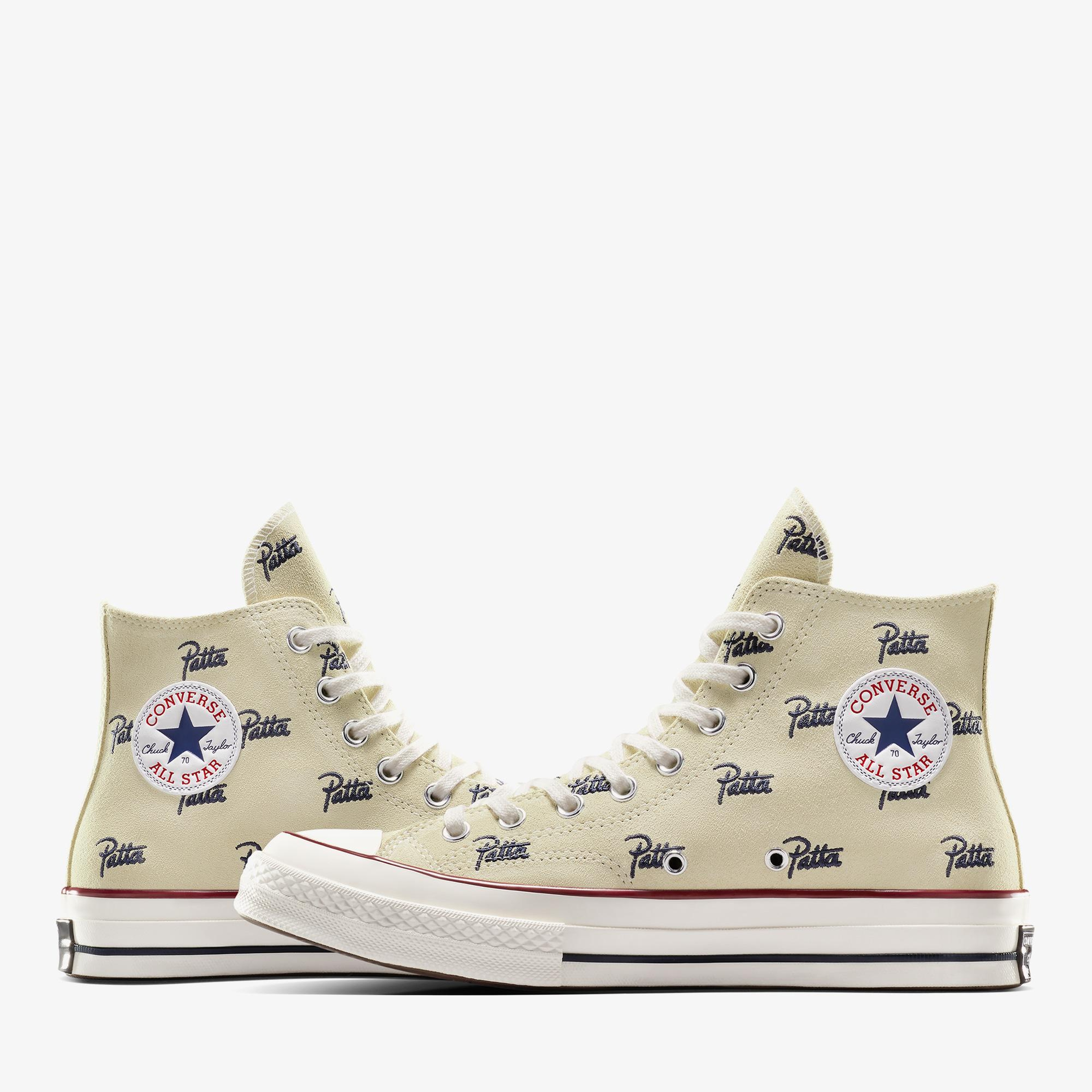 Converse X Patta Chuck 70 Unisex Krem Bilekli Sneaker