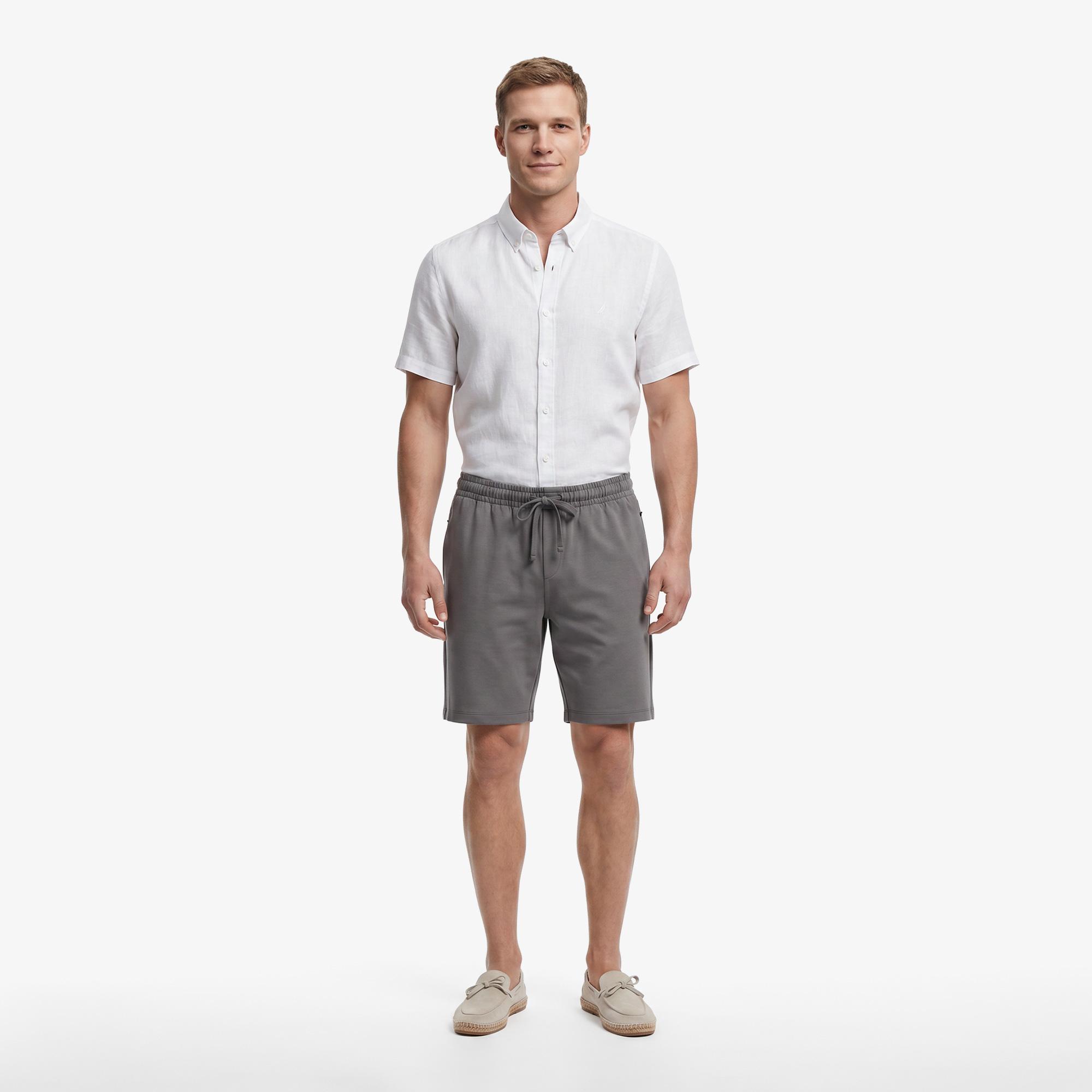 Nautica Erkek Beyaz Regular Fit Kısa Kollu Gömlek