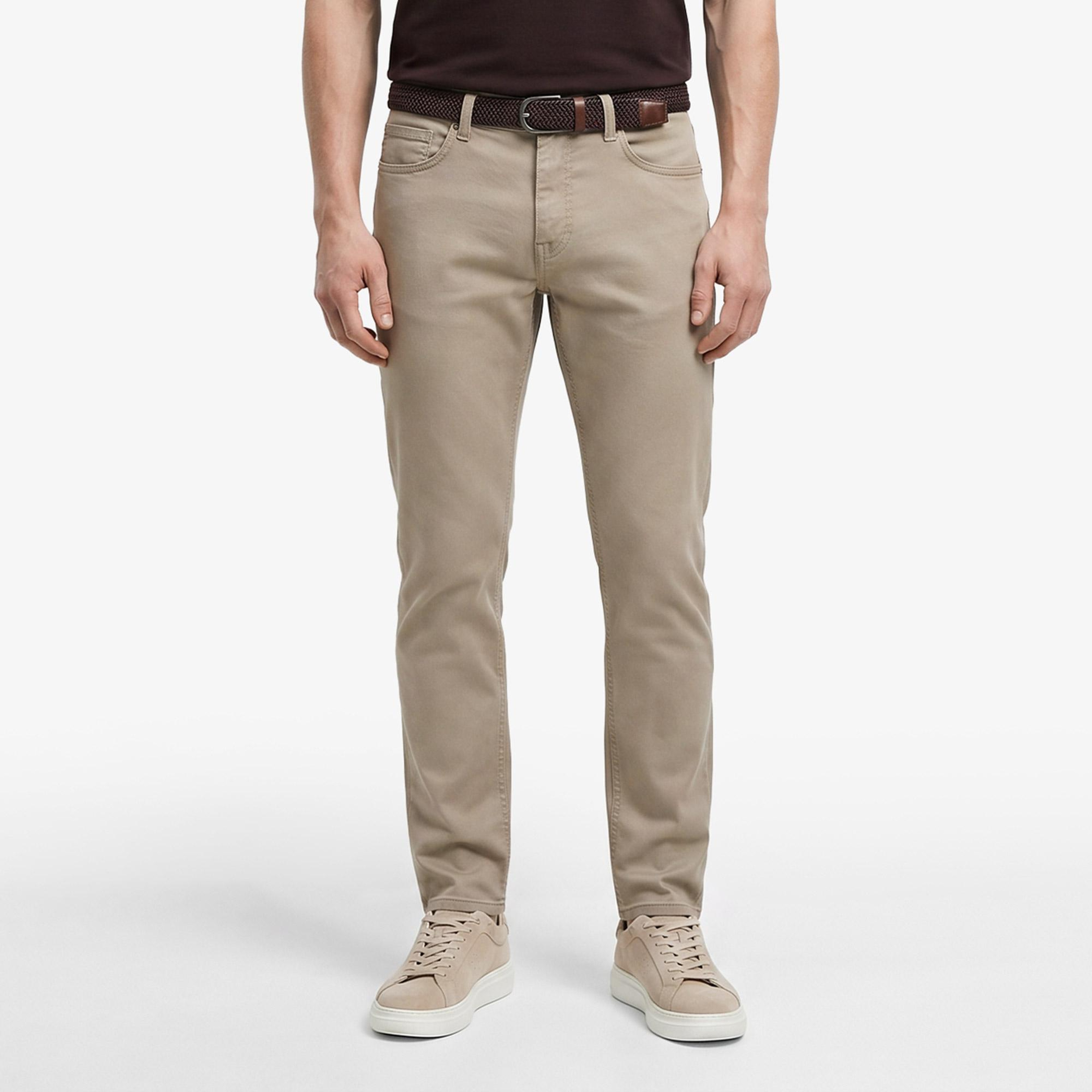 Nautica Erkek Kahverengi Slim Fit Pantolon