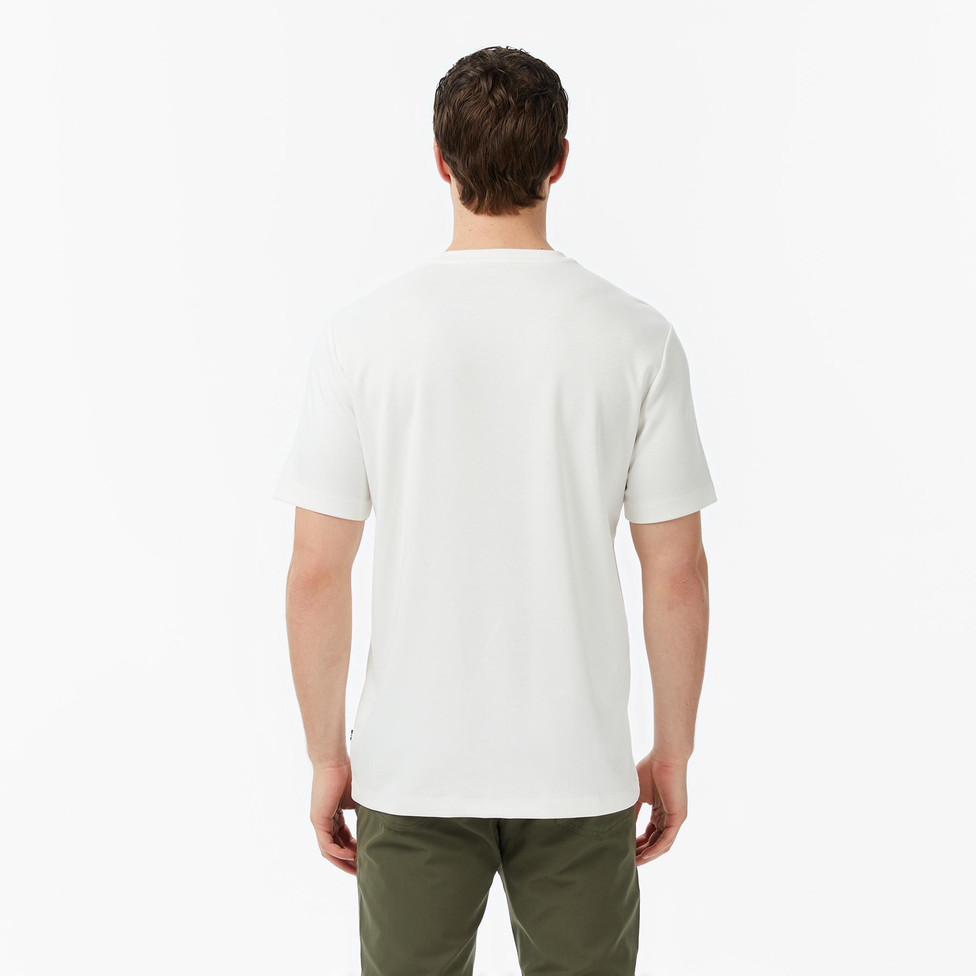 Nautica Erkek Beyaz Regular Fit T-Shirt