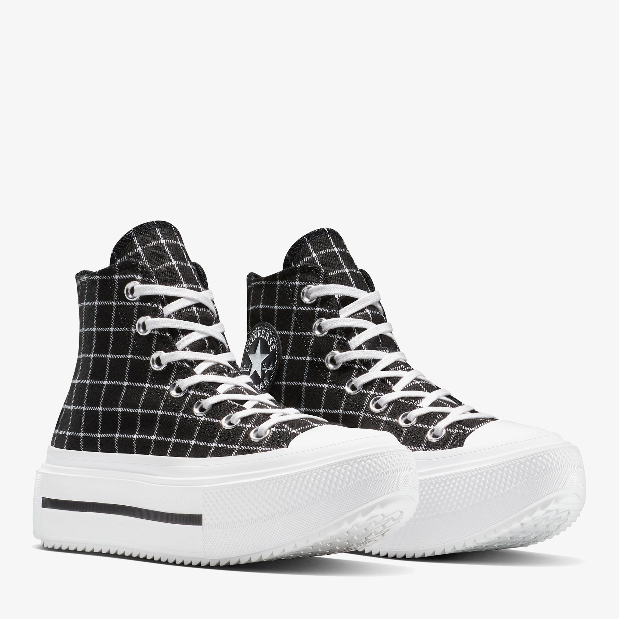 Converse Chuck Taylor All Star Lift Double Stack Unisex Siyah Sneaker