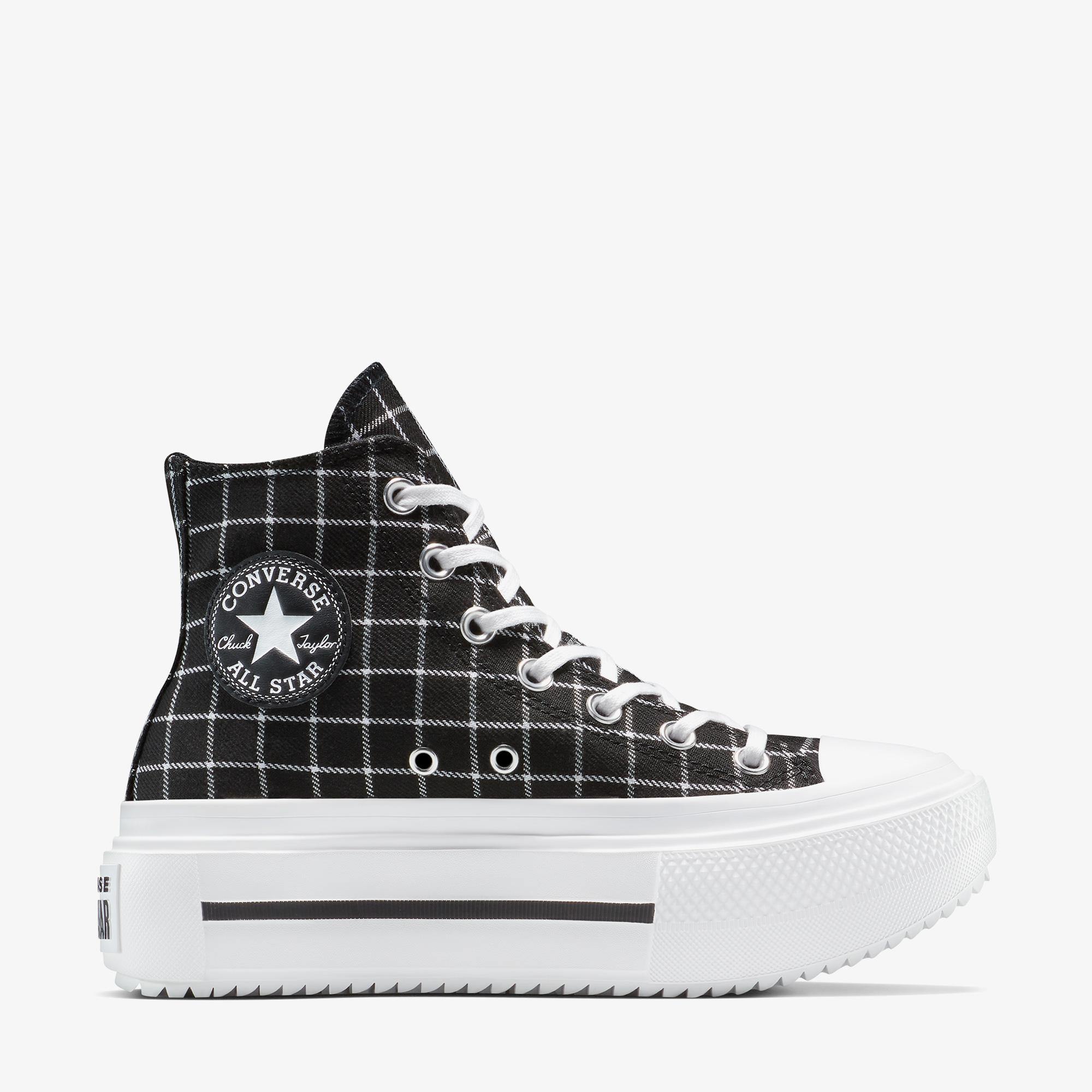 Converse Chuck Taylor All Star Lift Double Stack Unisex Siyah Sneaker