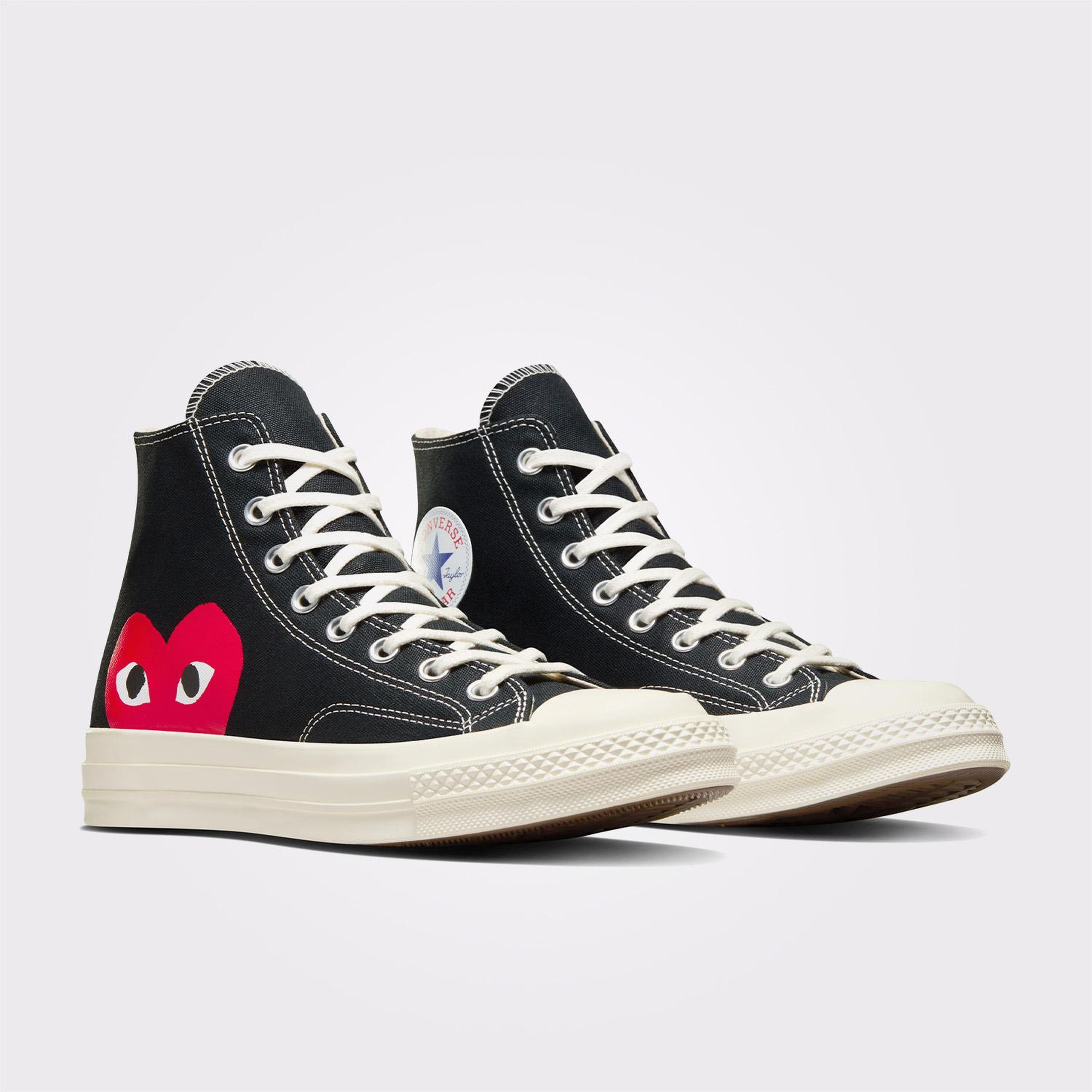Converse X Comme Des Garçons Play Chuck 70 Unisex Siyah Sneaker