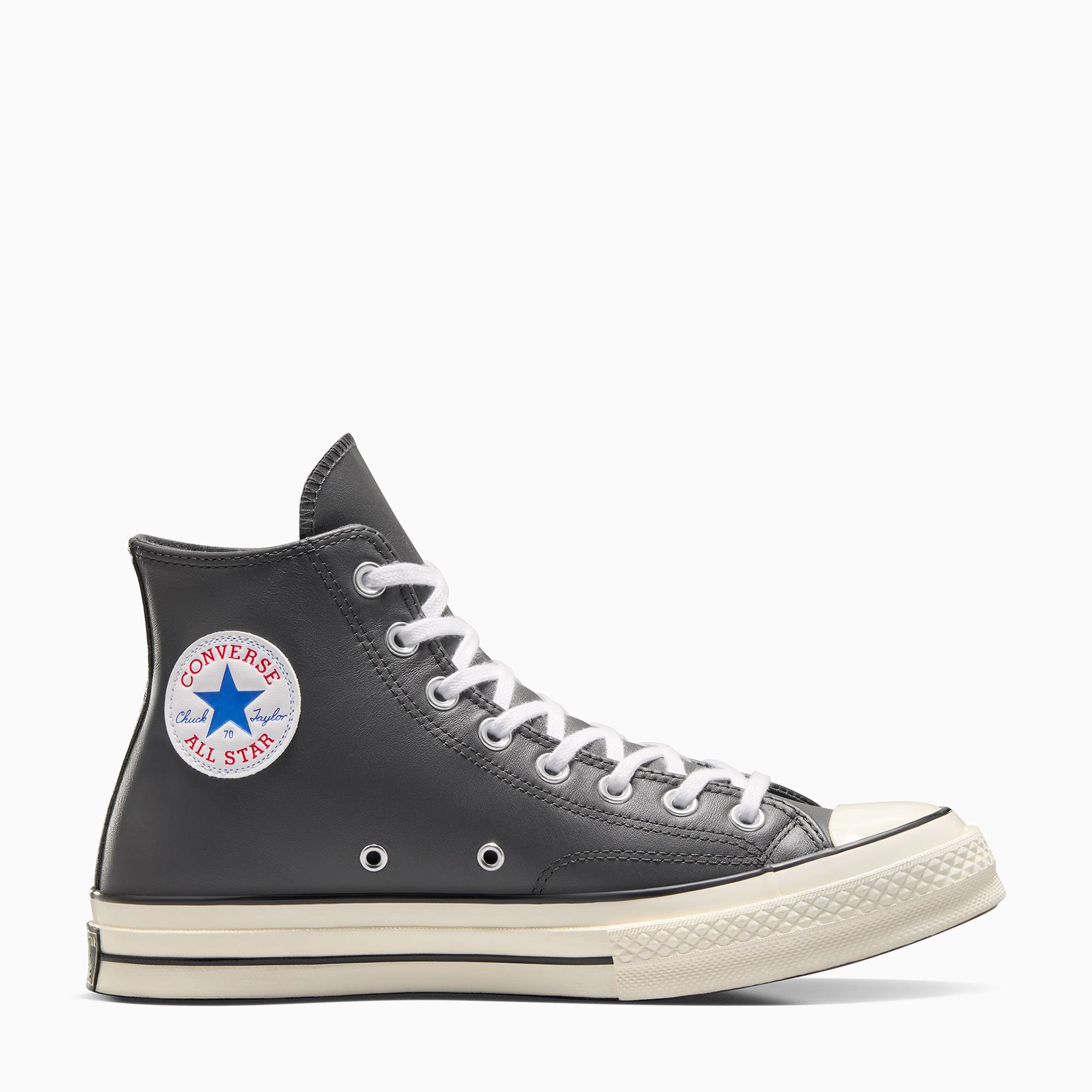 Converse Chuck 70 Unisex Gri Deri Sneaker