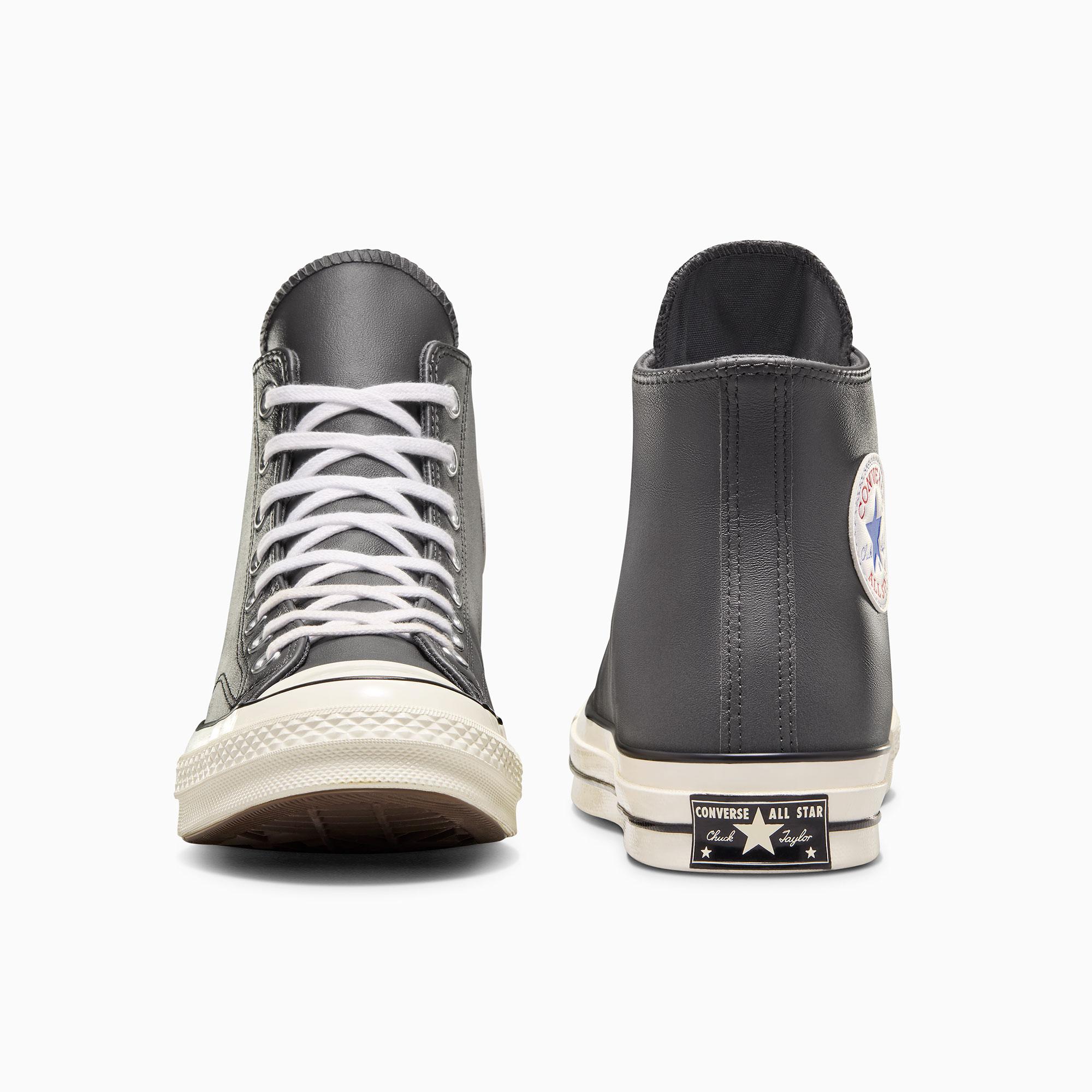 Converse Chuck 70 Unisex Gri Deri Sneaker