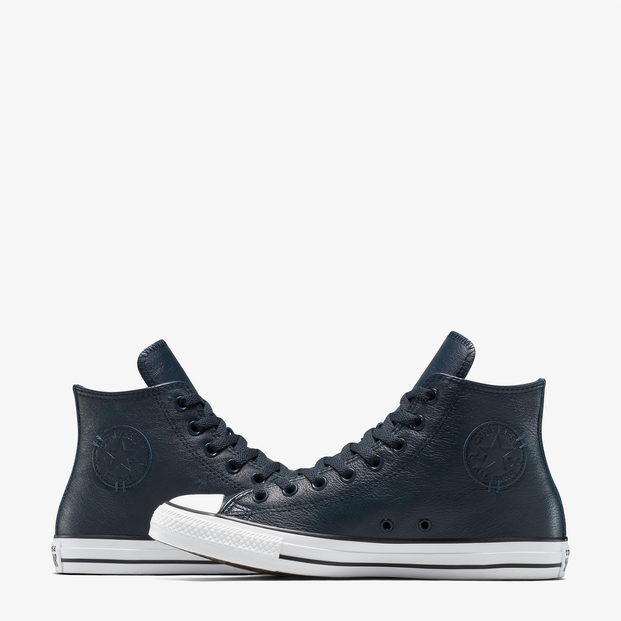 Converse Chuck Taylor All Star Leather Unisex Lacivert Sneaker