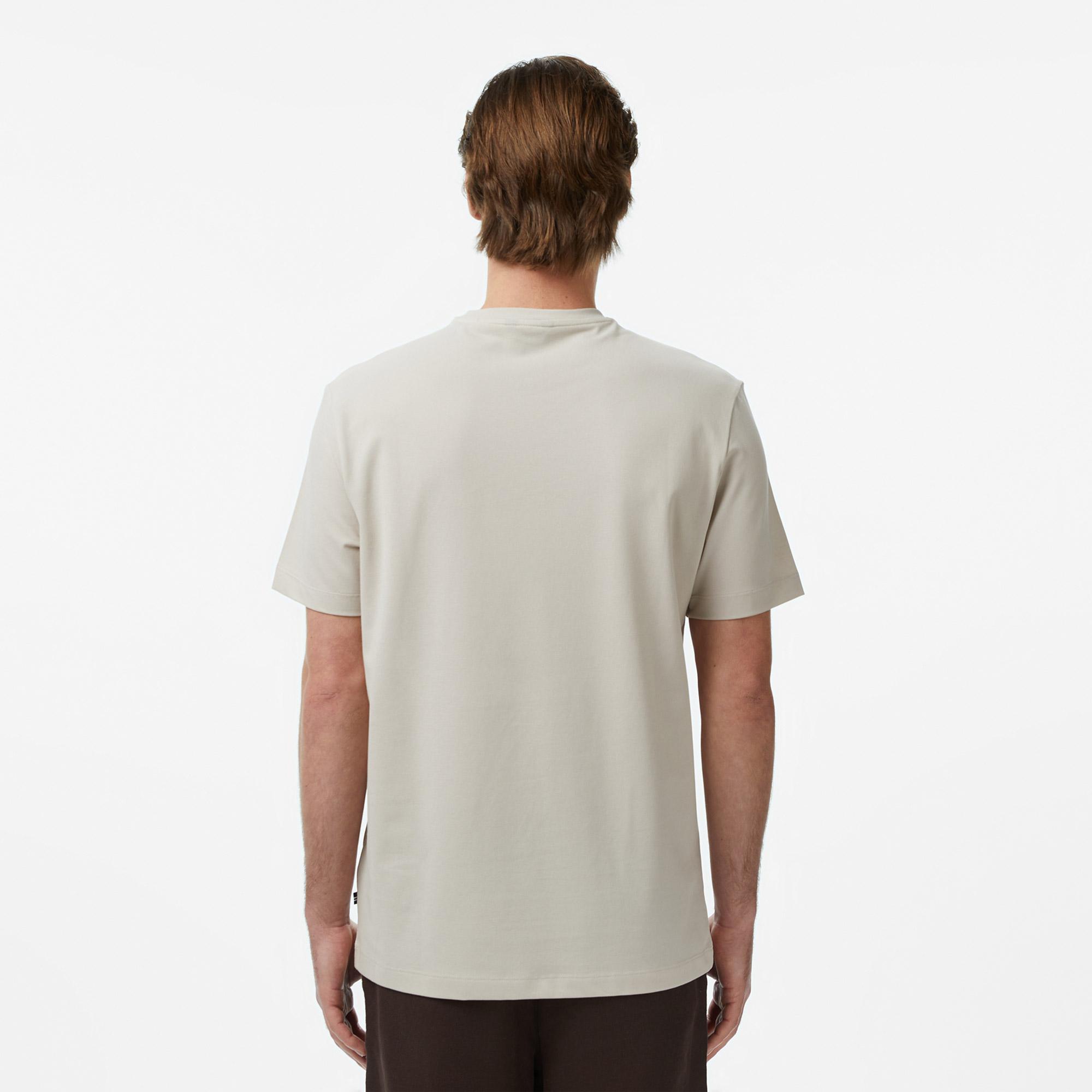Nautica Erkek Bej Regular Fit T-Shirt