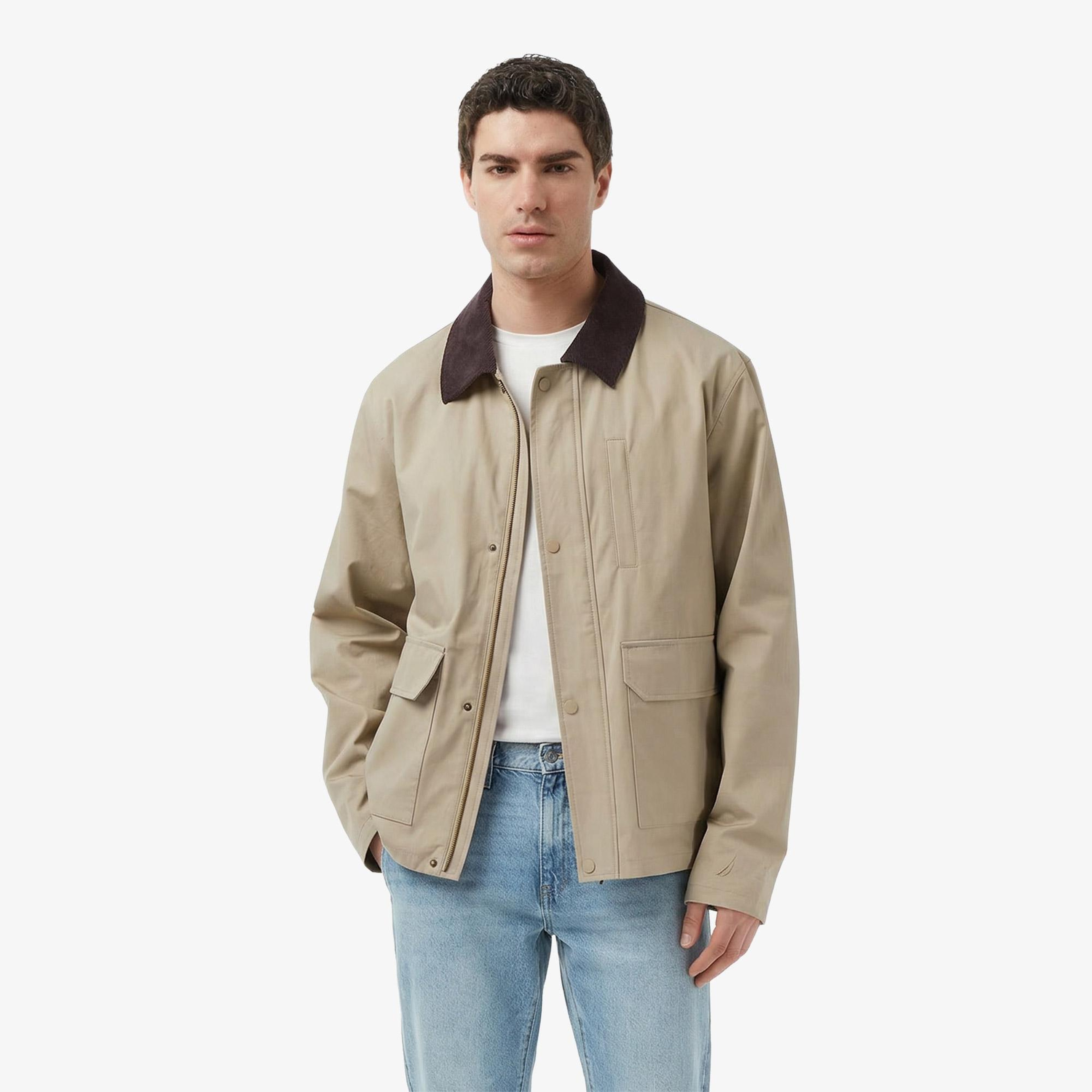 Nautica Erkek Bej Regular Fit Ceket