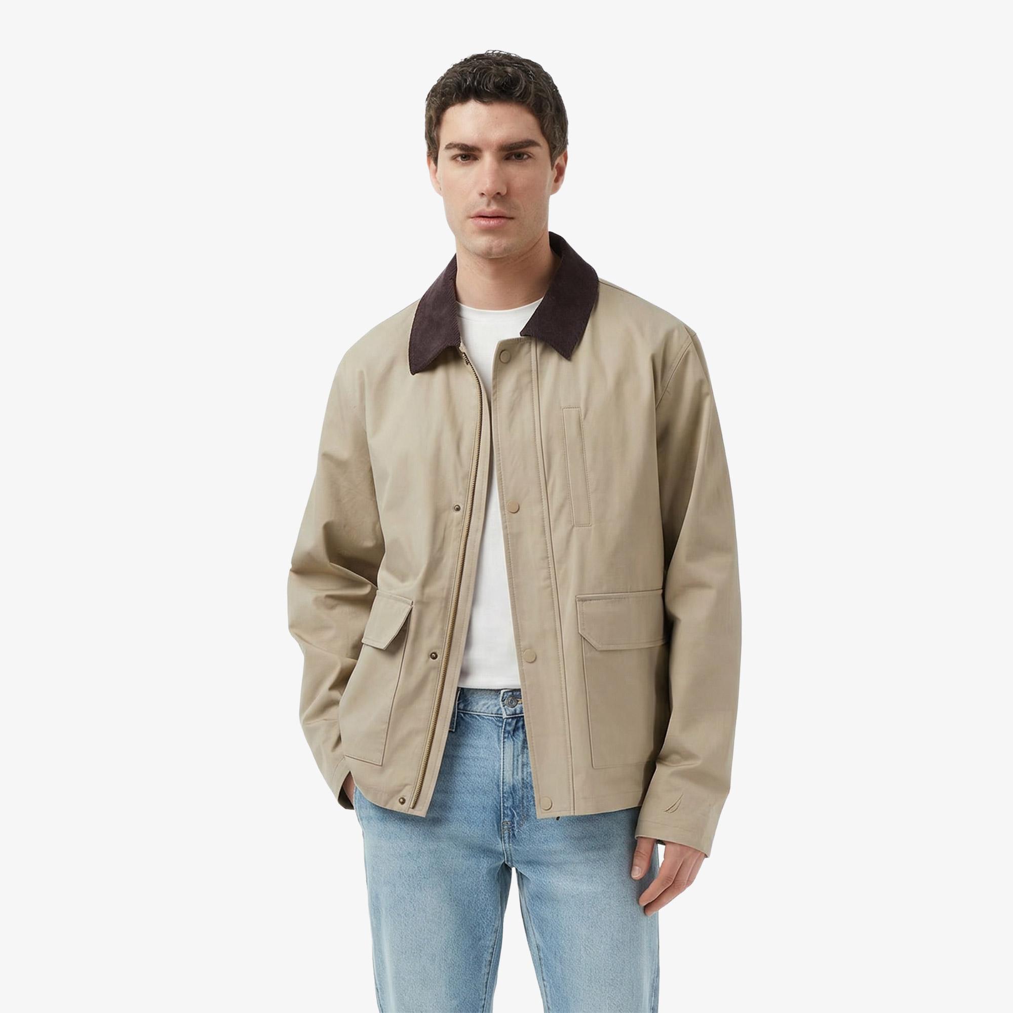 Nautica Erkek Bej Regular Fit Ceket