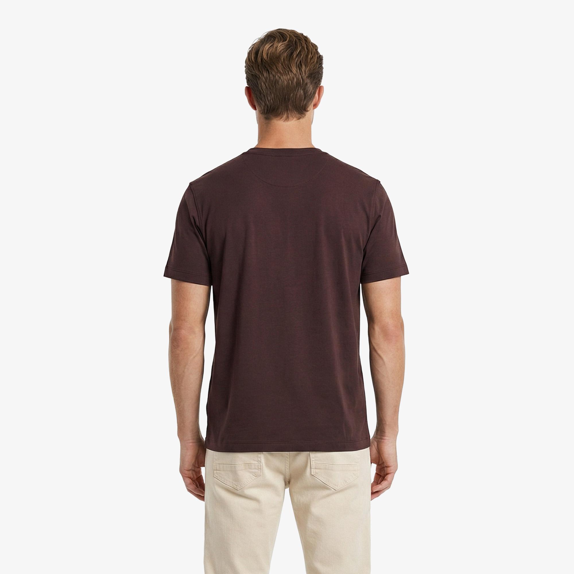 Nautica Erkek Kahverengi Regular Fit T-Shirt