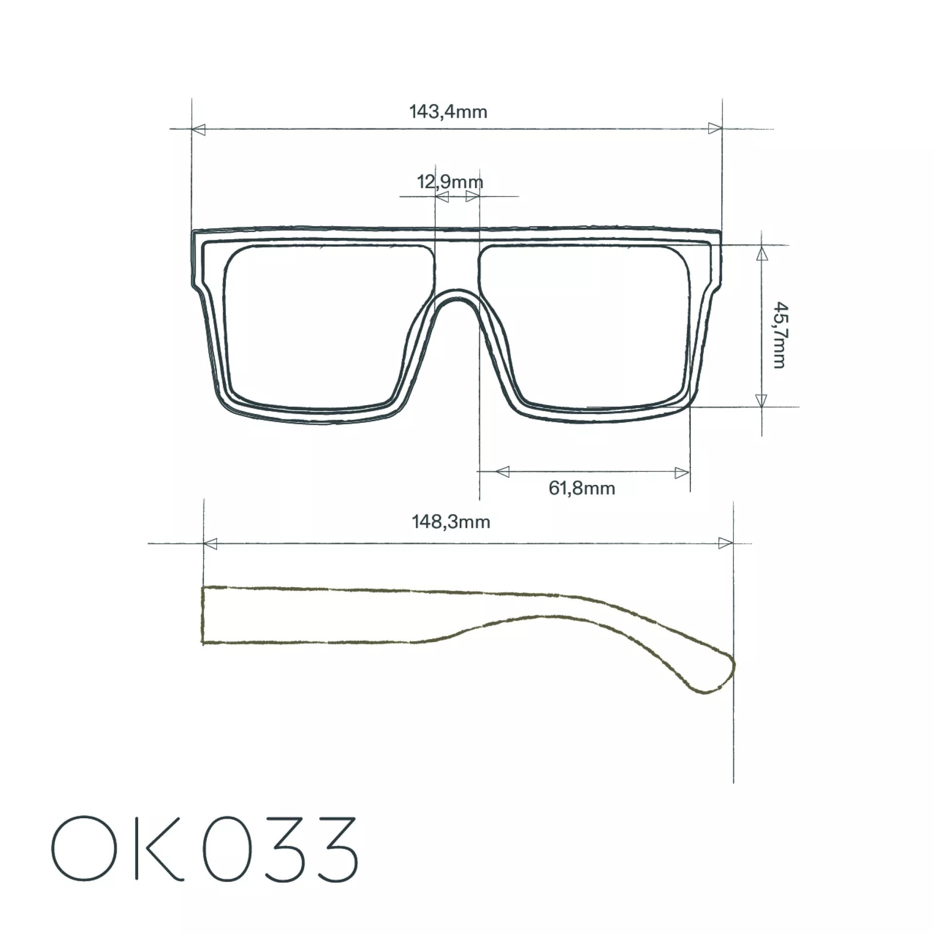 Okkia Tokyo Unisex Güneş Gözlüğü Yeşil