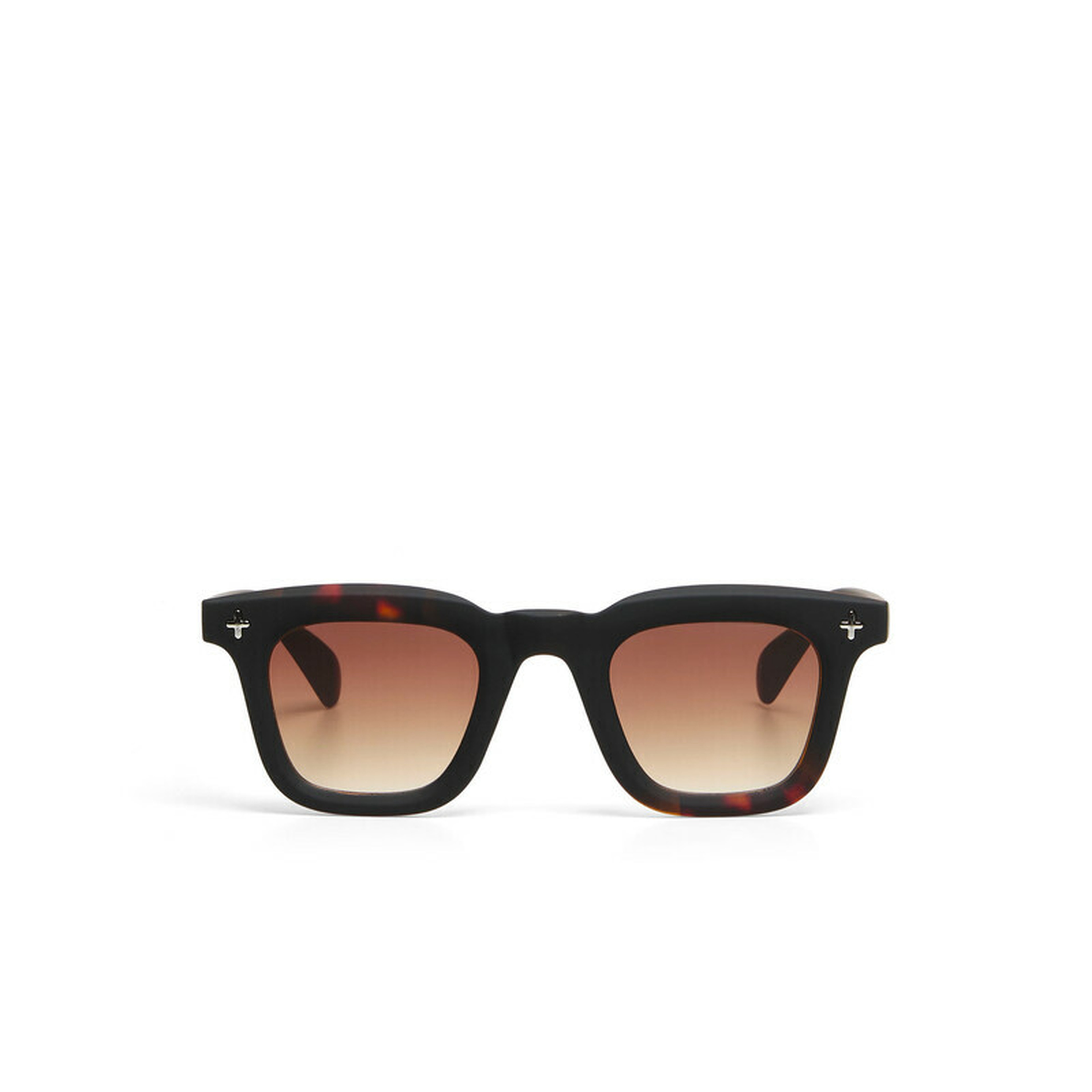 Okkia Firenze Unisex Güneş Gözlüğü Siyah Havana / Lens: Kahverengi Gradyan