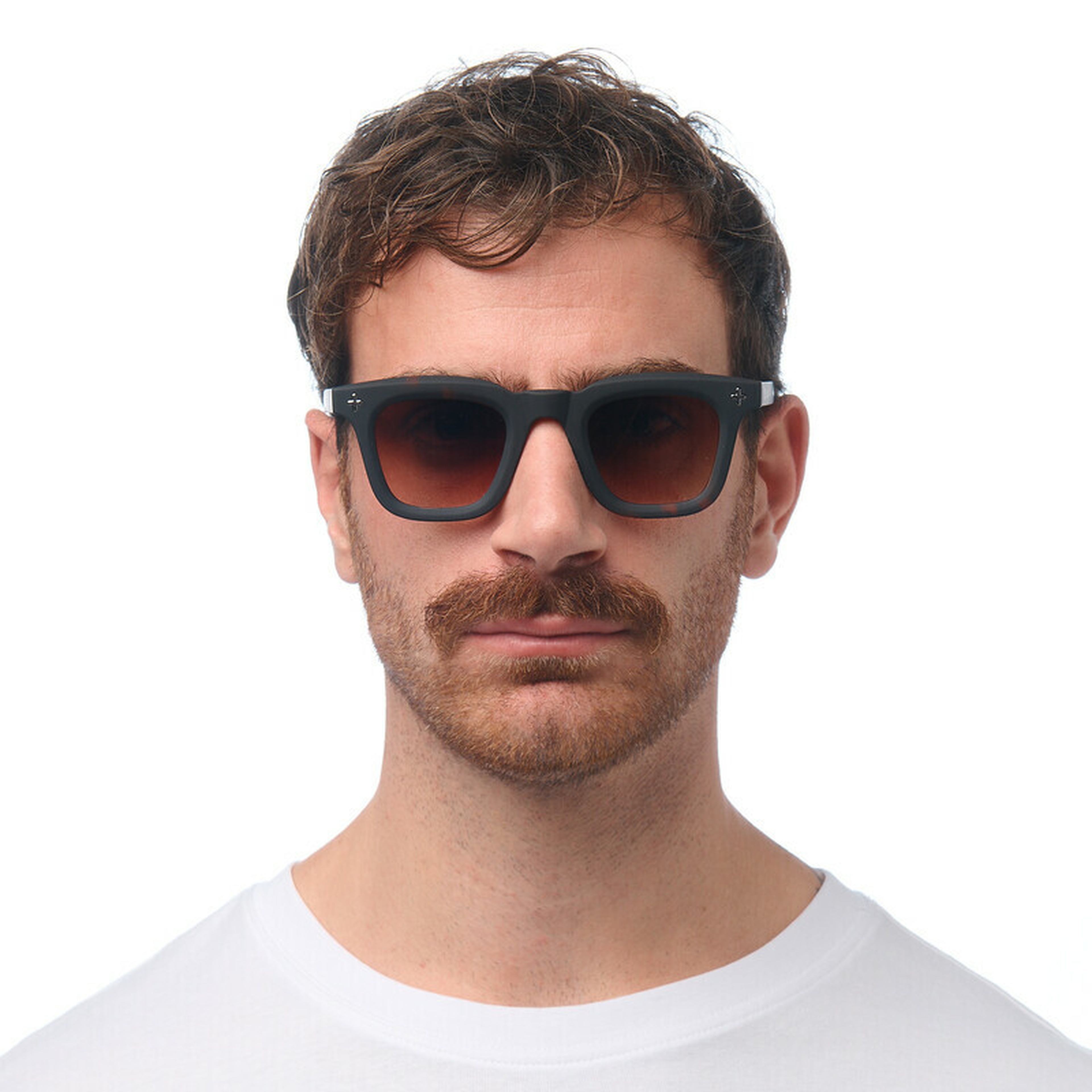 Okkia Firenze Unisex Güneş Gözlüğü Siyah Havana / Lens: Kahverengi Gradyan