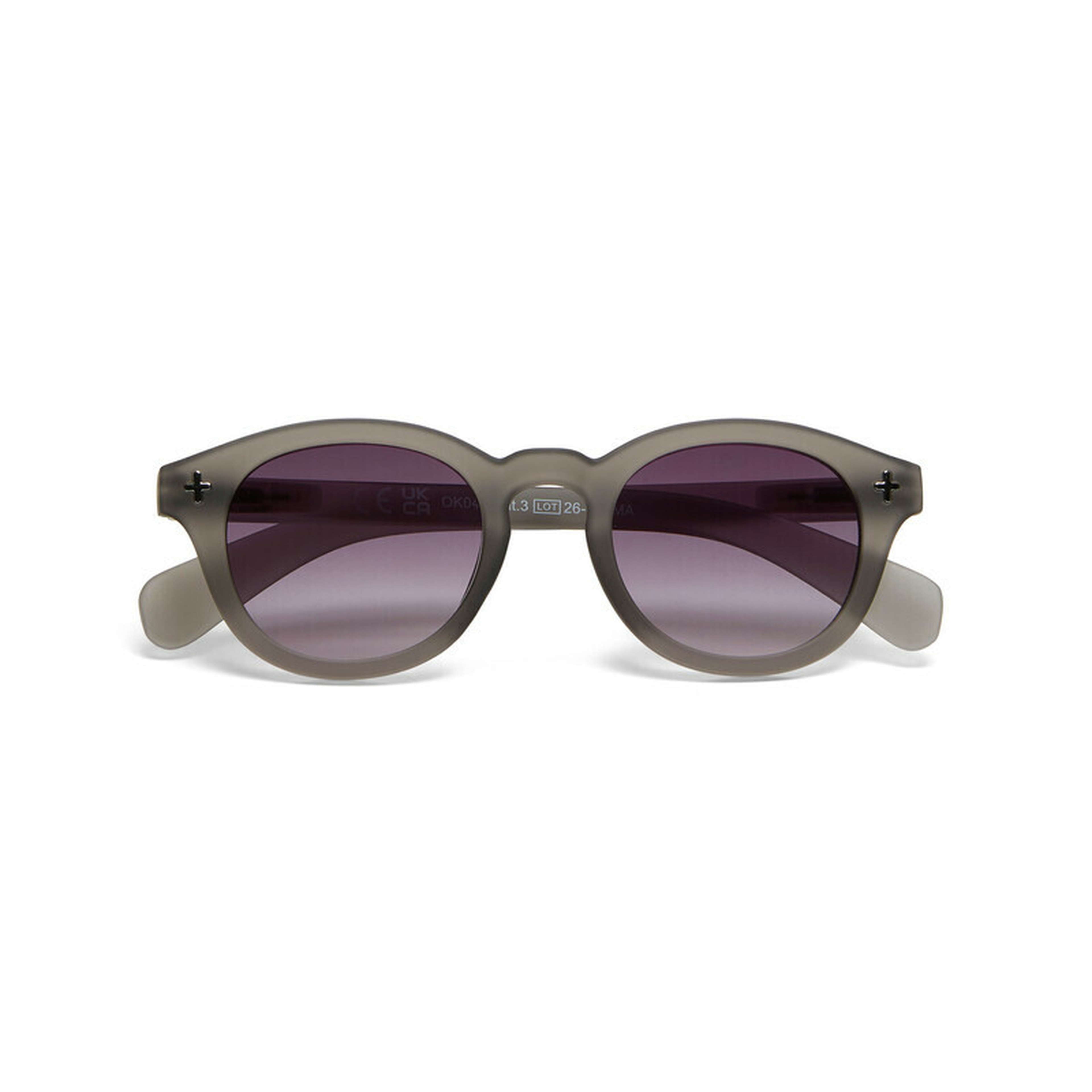 Okkia Milano Unisex Güneş Gözlüğü Transparan Gri / Lens: Siyah Gradyan