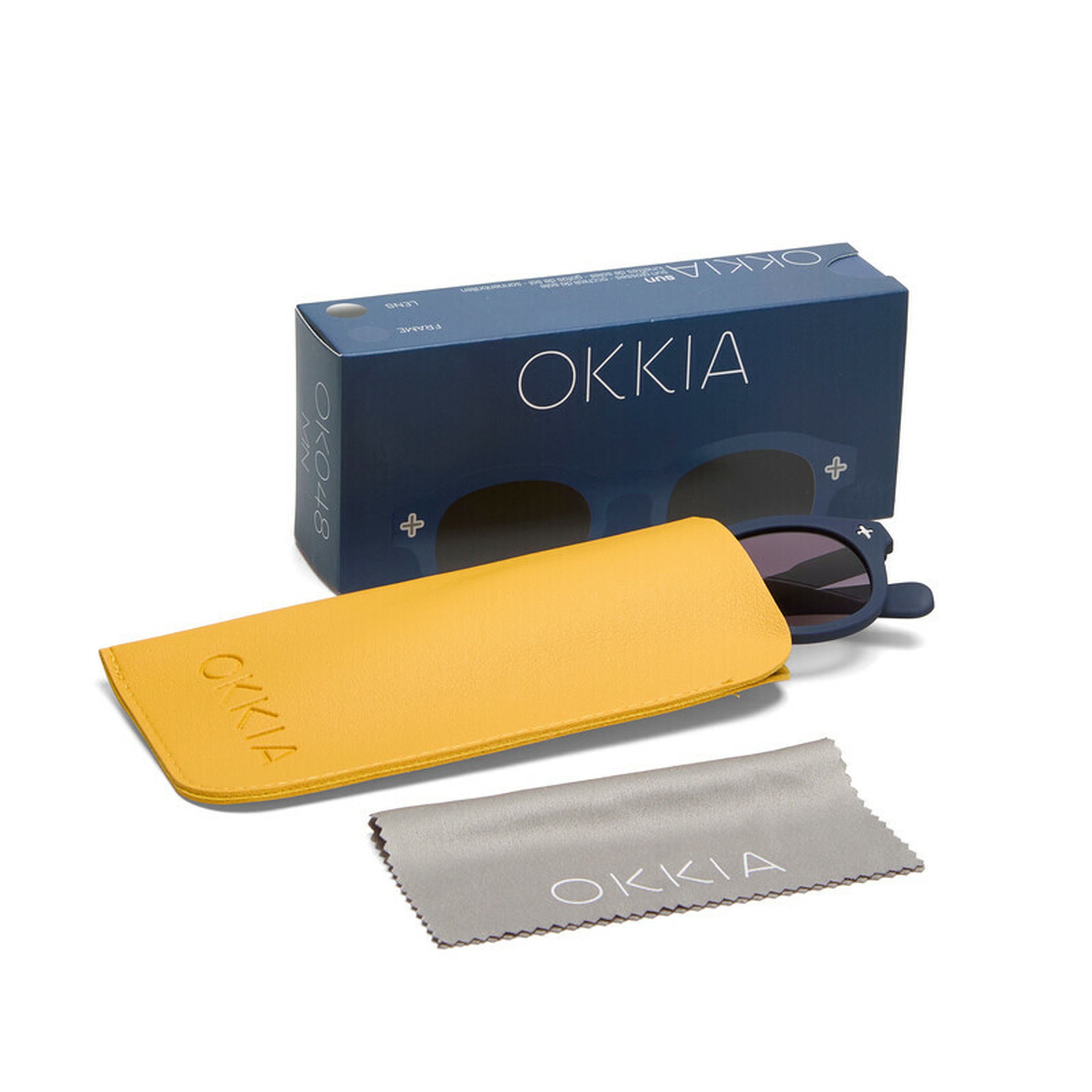 Okkia Milano Unisex Güneş Gözlüğü Midnight / Lens: Siyah Gradyan