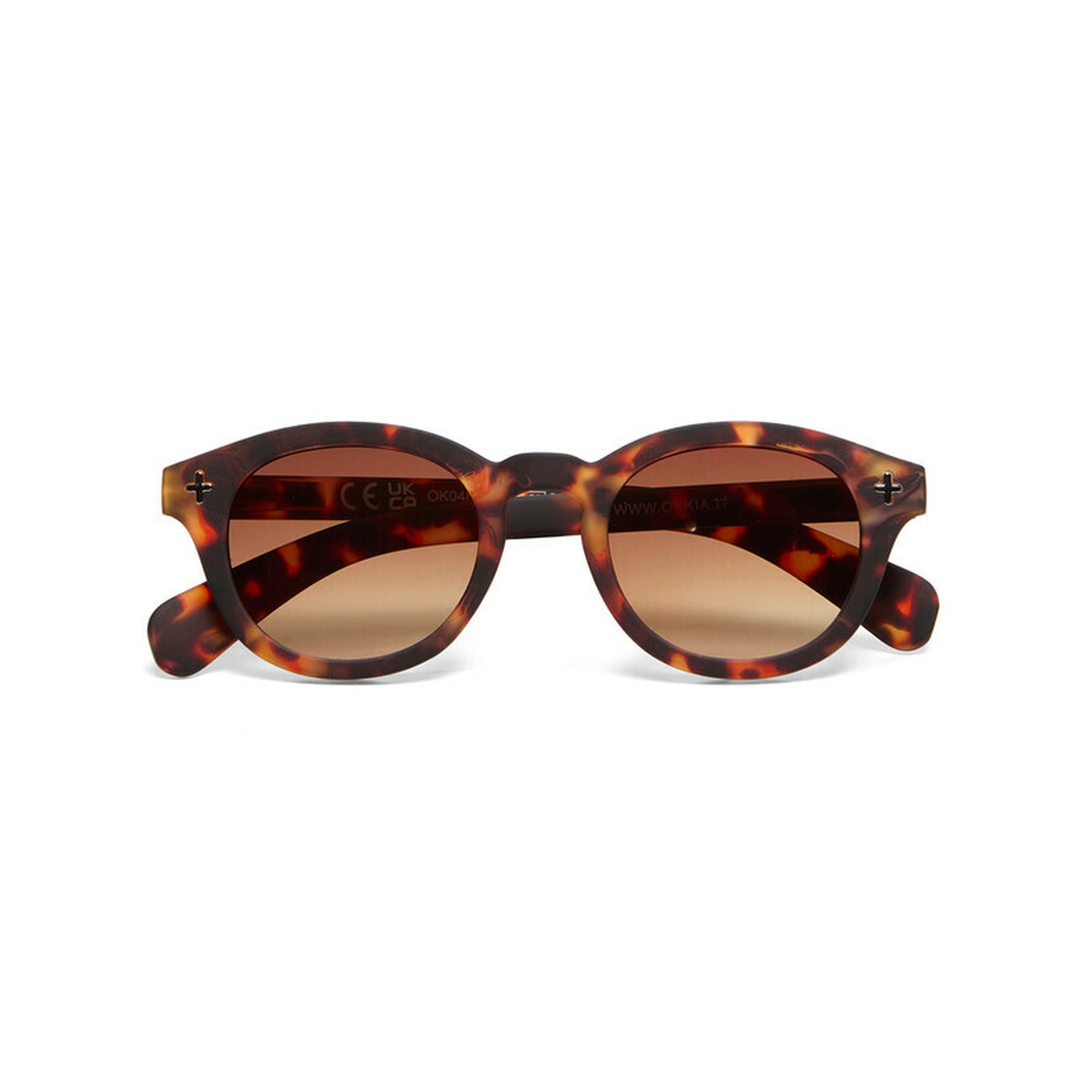 Okkia Milano Unisex Güneş Gözlüğü Havana / Lens: Kahverengi Gradyan