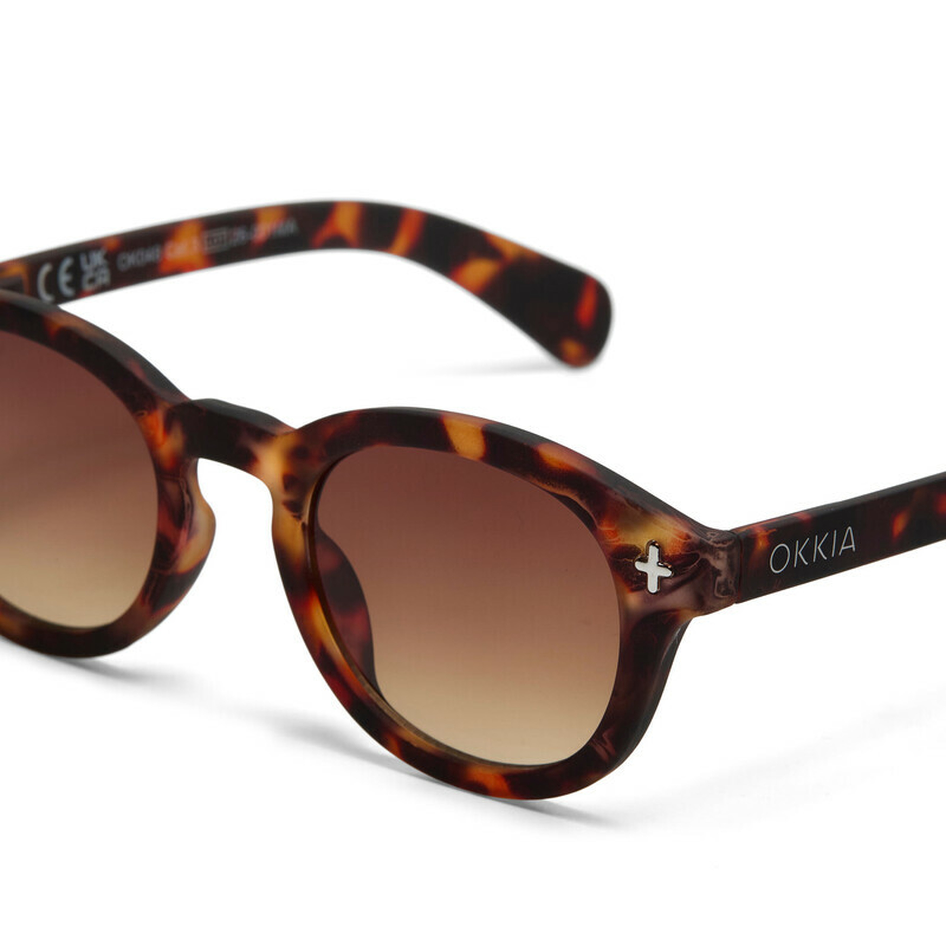Okkia Milano Unisex Güneş Gözlüğü Havana / Lens: Kahverengi Gradyan