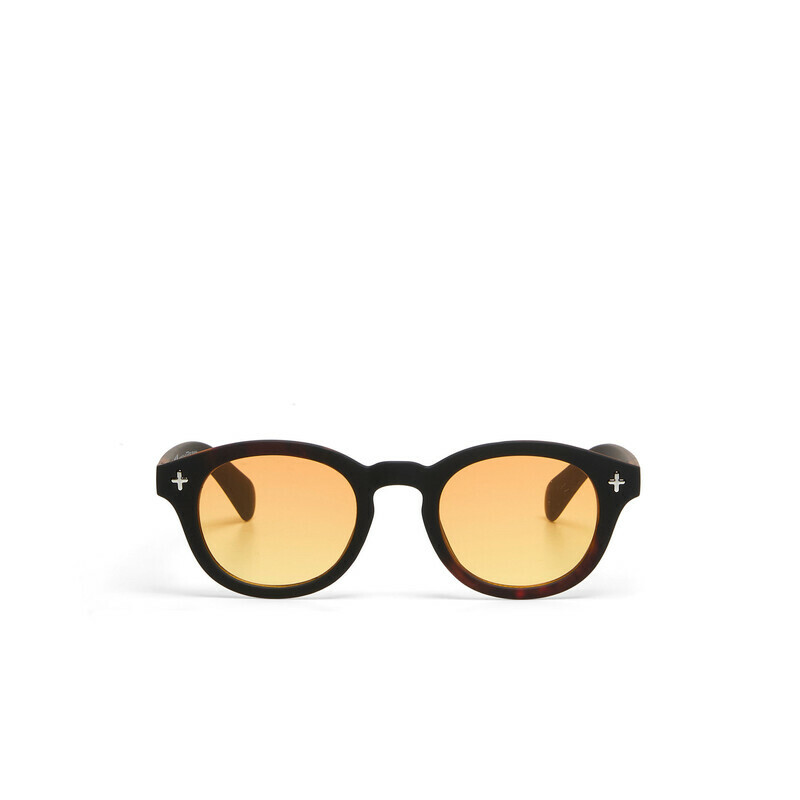 Okkia Milano Unisex Güneş GözlüğüSiyah Havana / Lens : Sarı