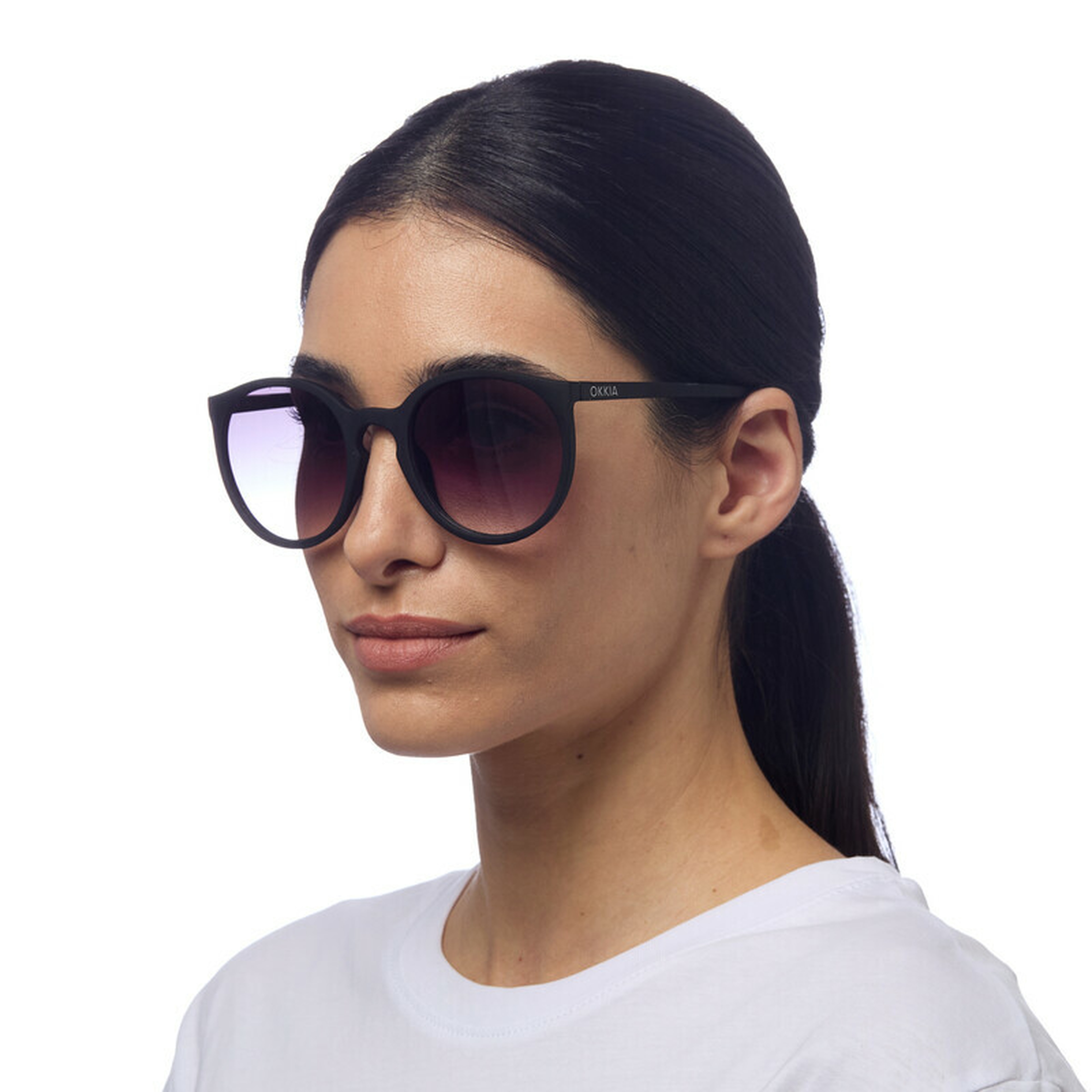 Okkia Berlino Unisex Güneş GözlüğüSiyah / Lens : Siyah Gradyan