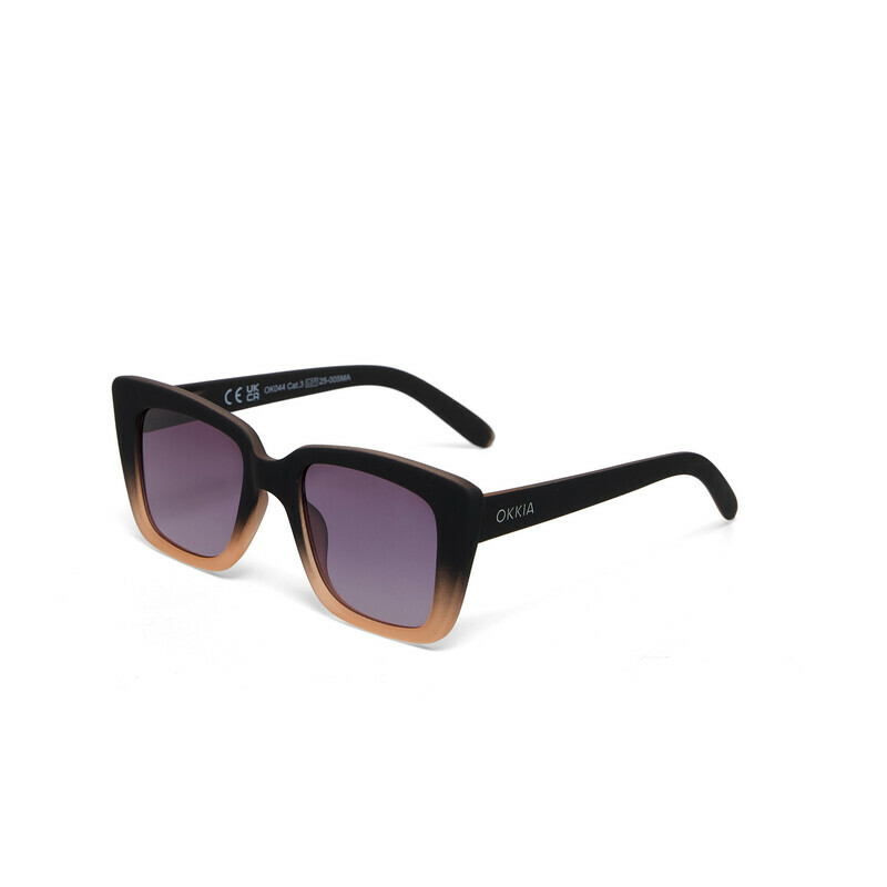 Okkia Elba Unisex Güneş GözlüğüSiyah - Pudra/ Lens: Siyah gradyan